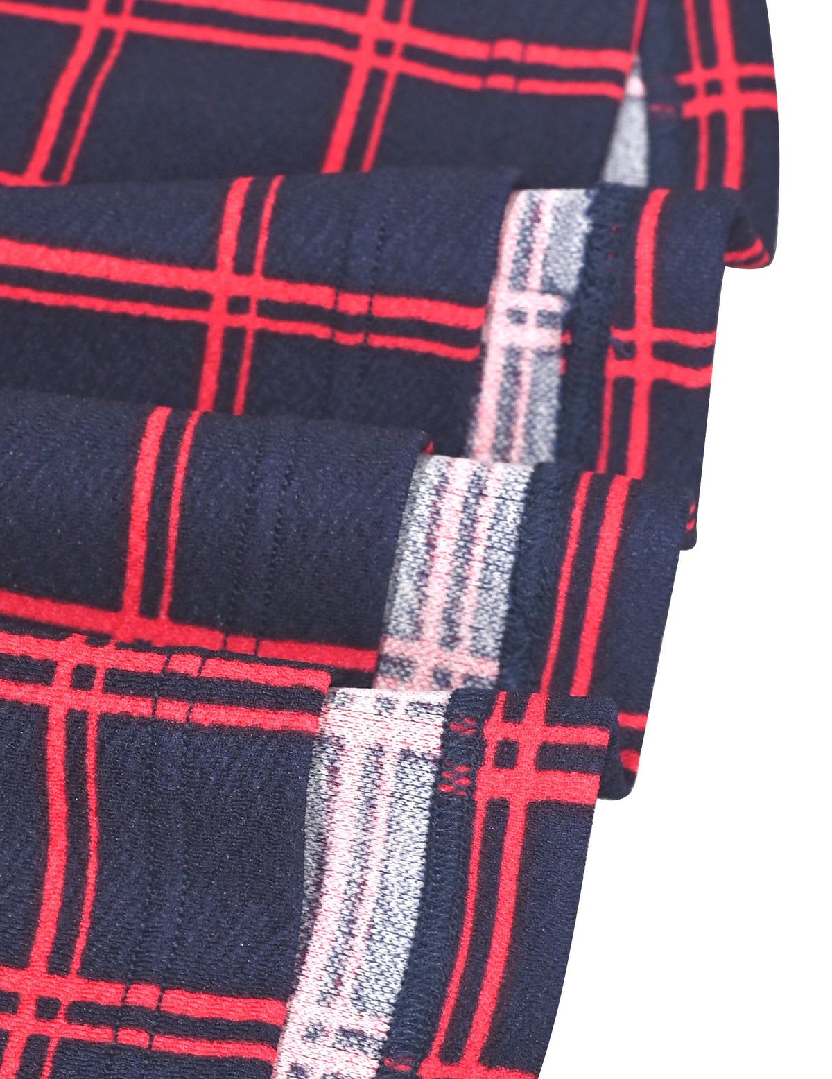 Girls Dress Long Sleeve Black A Line White Collar Button Front School Formal Daily Recital Navy Red Plaid