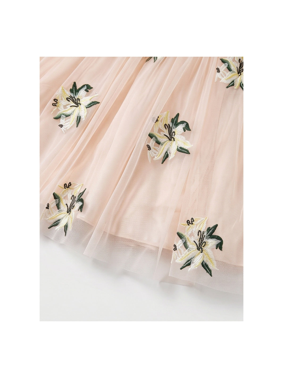 Girls Dress Purple Floral Sleeveless 3D Flower Rhinestone Summer Party Outdoor Dresses Beige Floral