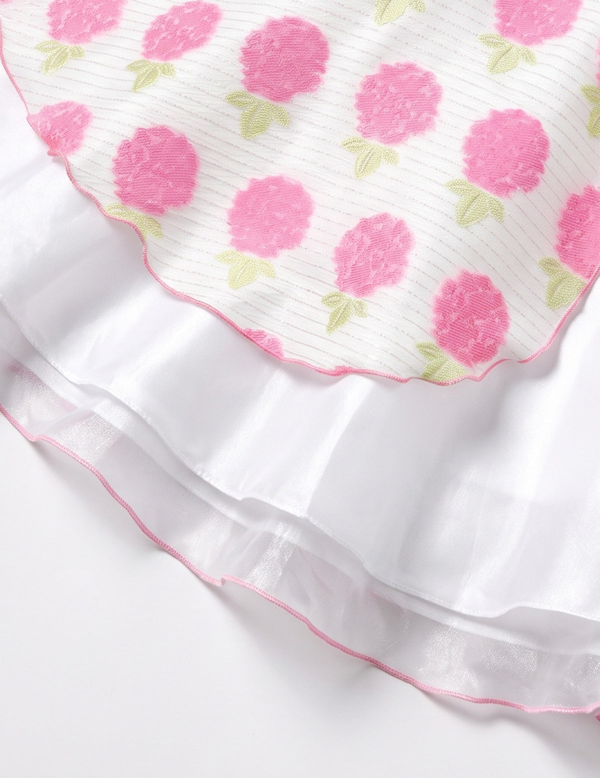 Girls Dress Black Polka Dot Classic Retro Elegant Event Show Sleeveless Tulle - Pink Floral