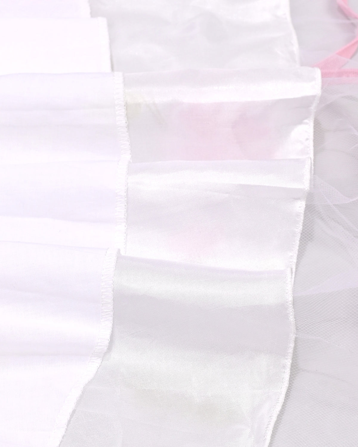 3 Layers Girls Dress Pink Flower Wave Pageant Wedding Kids Clothing - Light Pink Floral