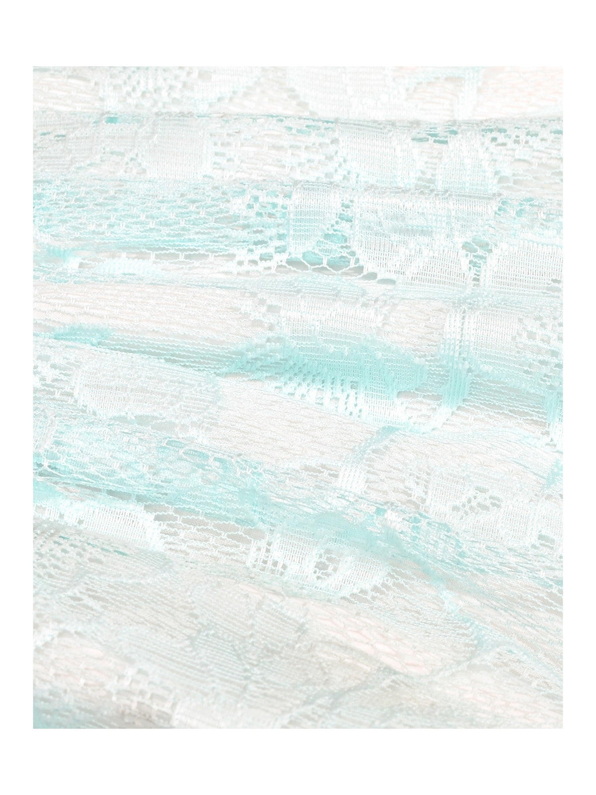 Girls Pink Lace Sleeveless Fringe Hem Summer Wedding Party Dresses for Girls - Mint Lace