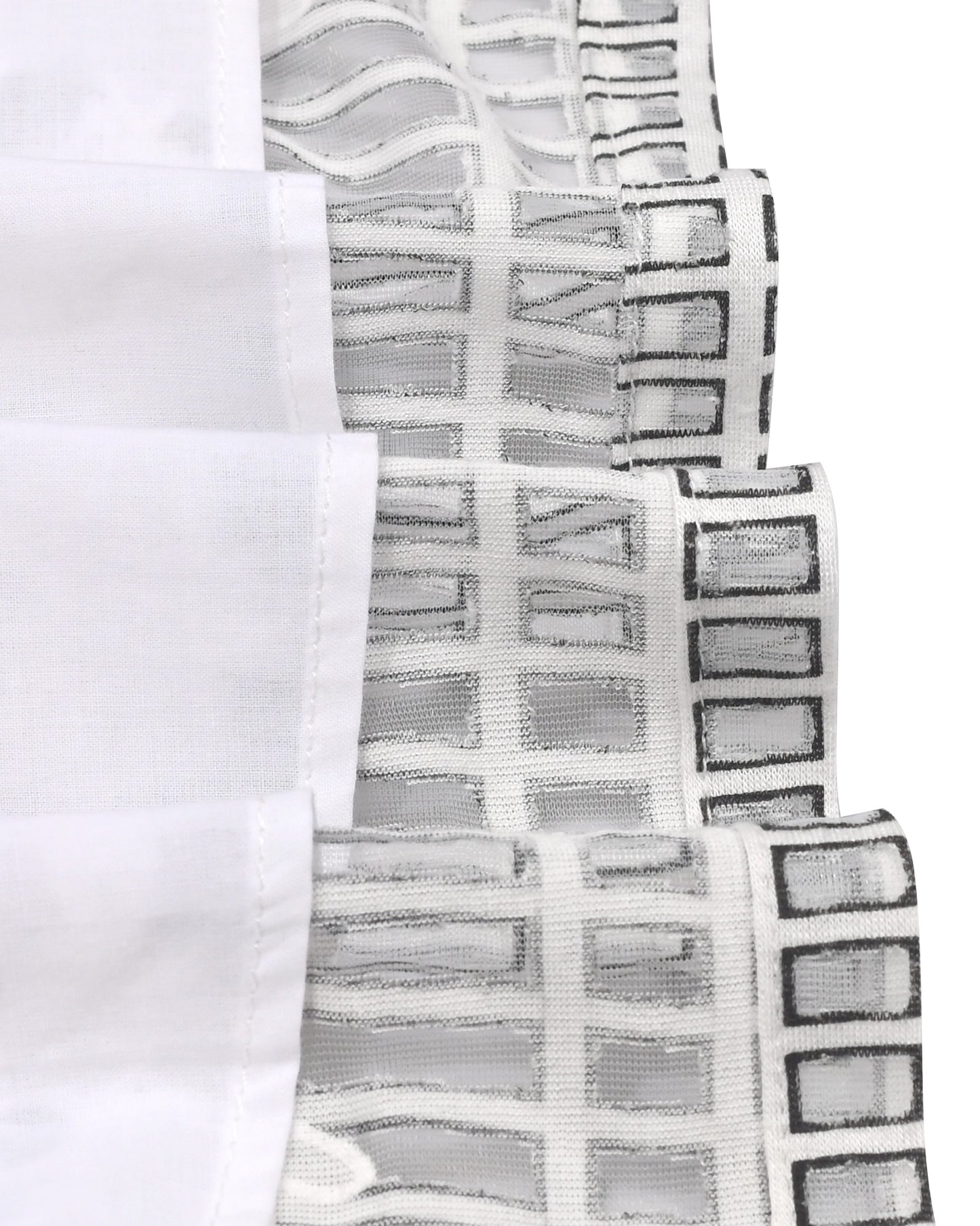 Girls Dress Black White Geometric Lace Sleeveless Casual Back to School Daily Black White Lace