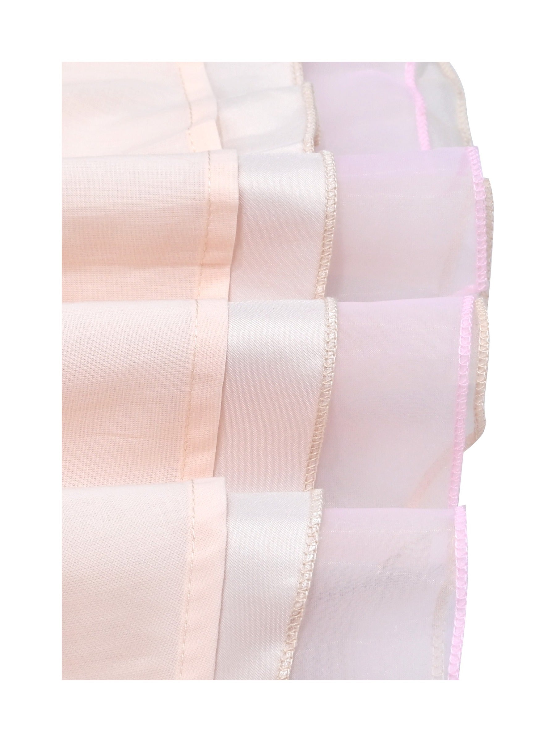 Girls Dress Pink Tulle Floral Applique 3/4 Sheer Mesh Sleeve Wedding Party Light Pink Lace