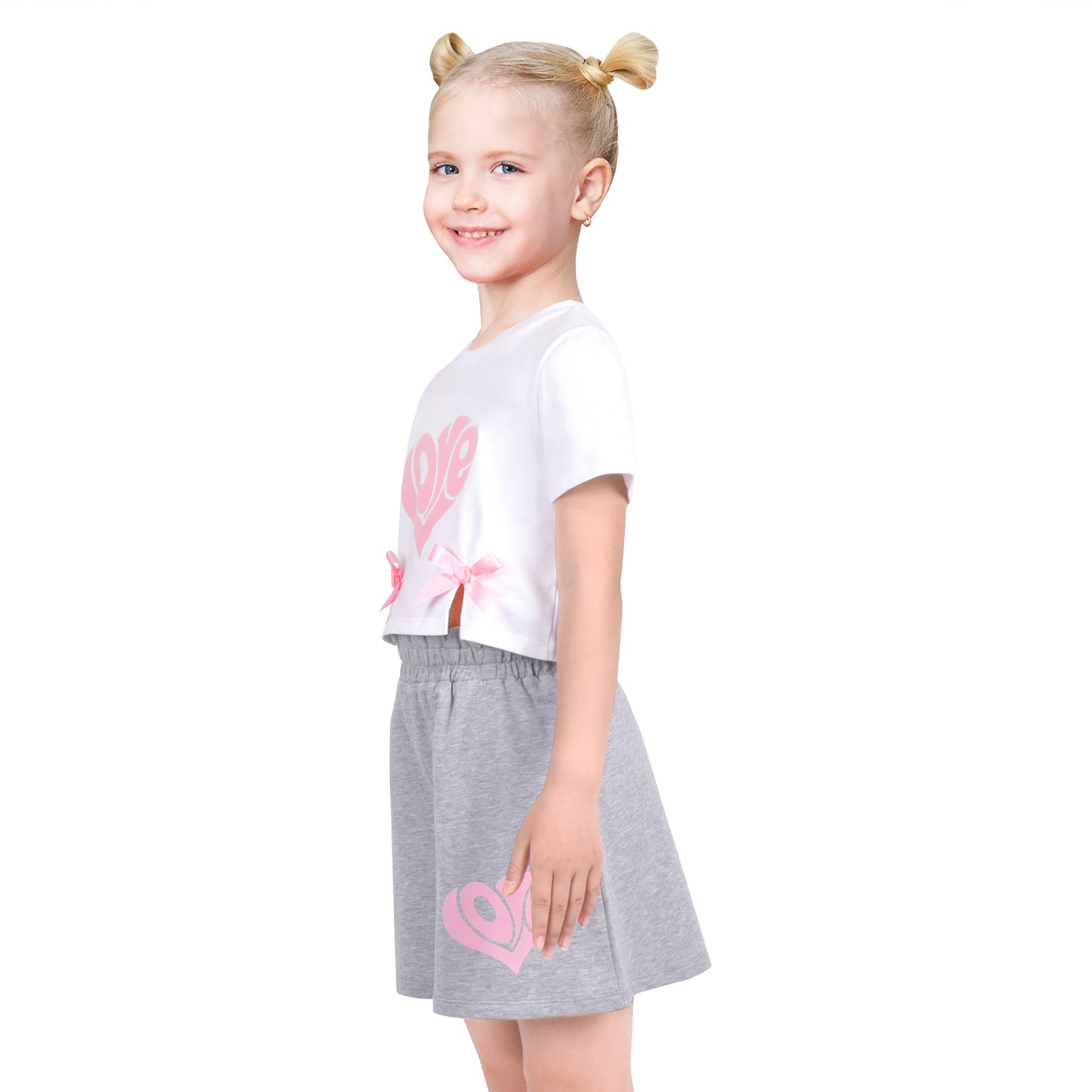 Girls Skirt Set Shirt Grid Plaid Pleated School Tennis Casual Size 4-14 Years