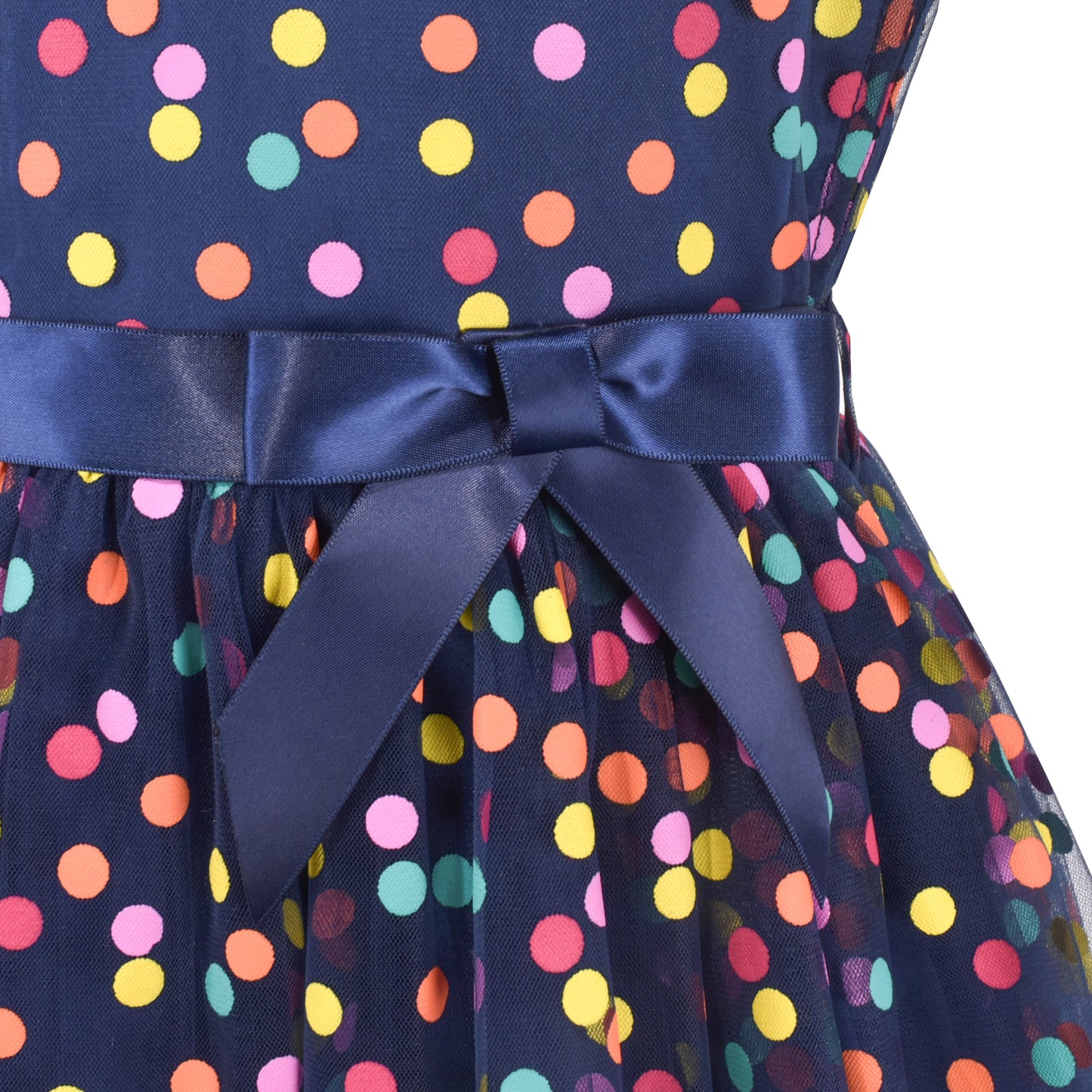 Girls Dress Dot Star Lace Dress Size 6-12 Years