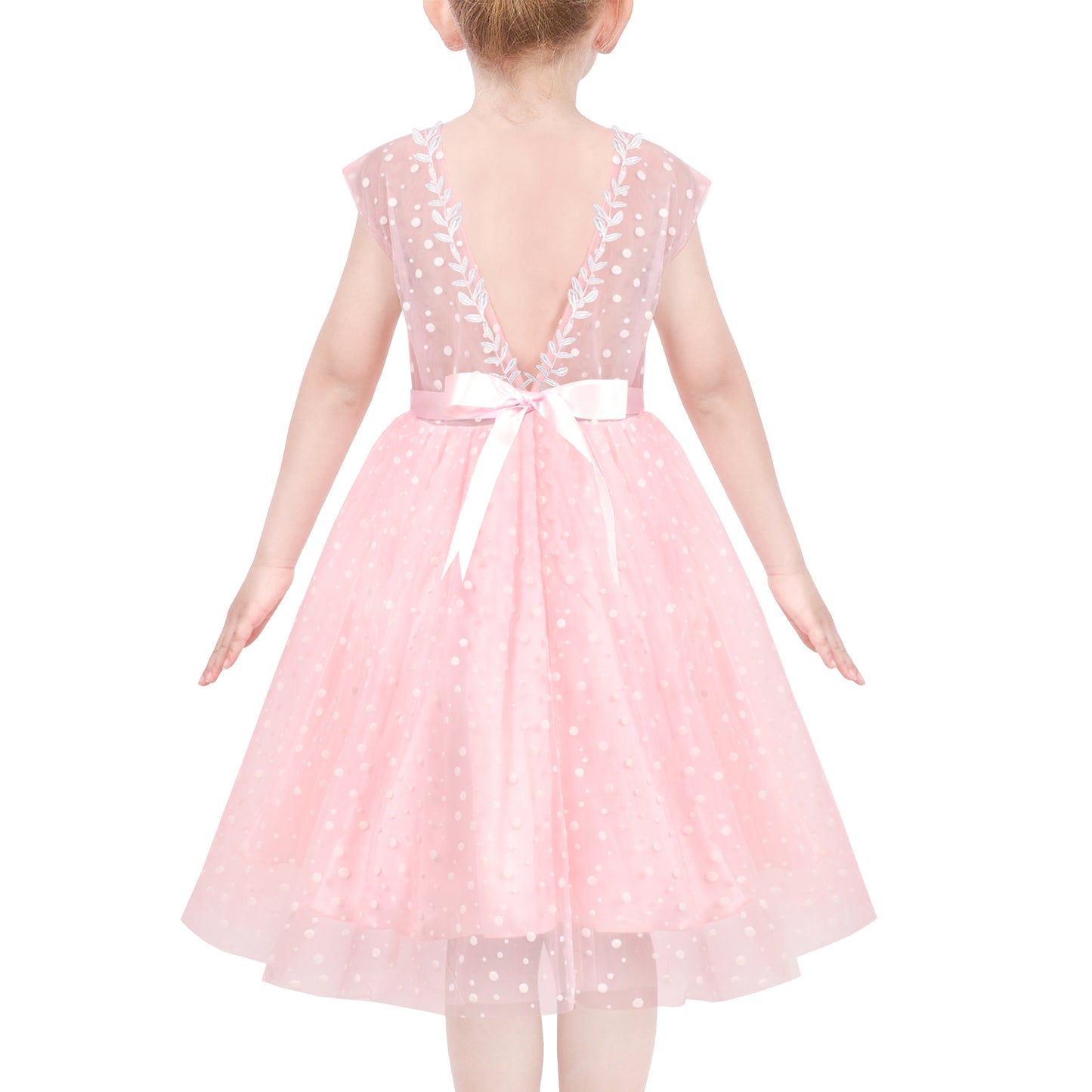 Flower Girls Dress Wedding Pageant Bridesmaid Gown Size 3-12 Years