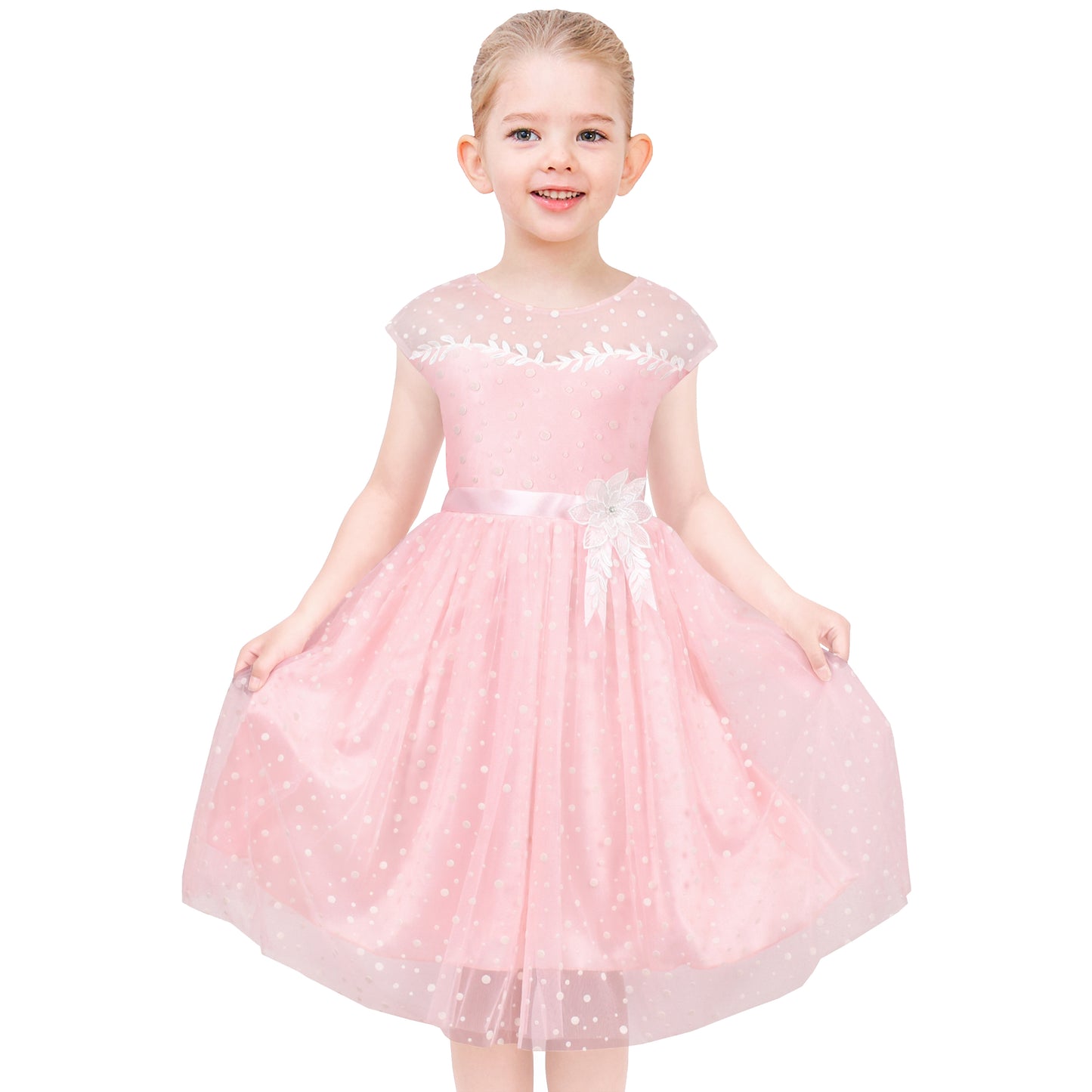 Flower Girls Dress Wedding Pageant Bridesmaid Gown Size 3-12 Years