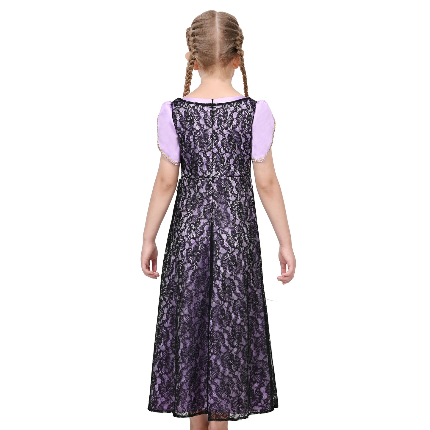 Girls Dress Halloween Costume For Dalmatians Wig Headband Gloves Size 2-14 Years