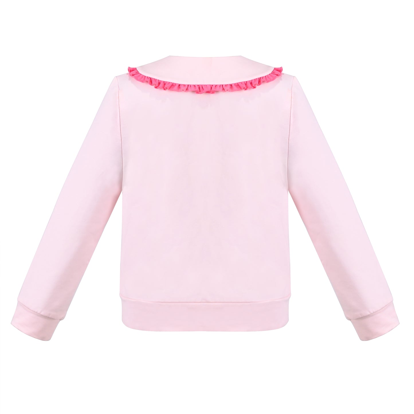 Girls Dress Plaid Flower Button Knit Long Sleeve Warm Winter Casual Size 2-10 Years