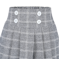 Girls Skirt Pleated Bow Tie Back School Uniform Size 6-14 Years