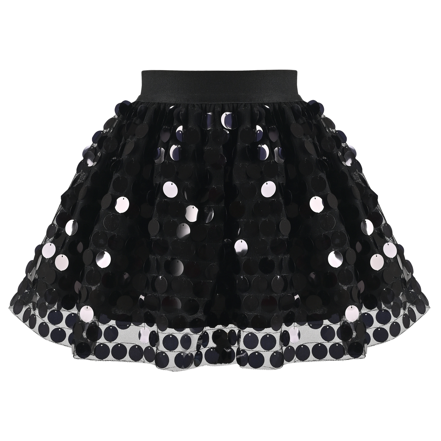 Girls Skirt Mermaid Sparkly Sequin Tutu Party Ballet Dance Size 2-10 Years