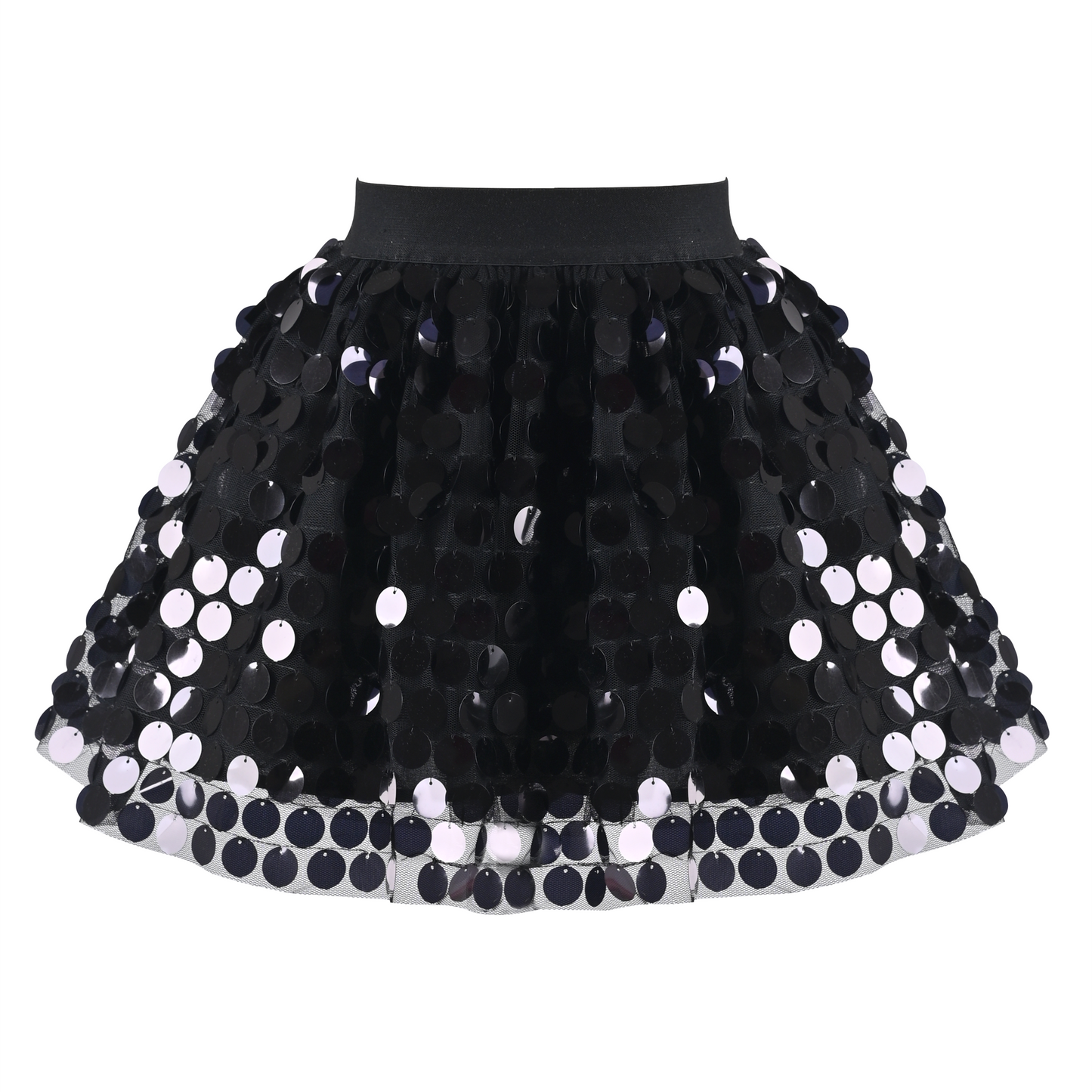 Girls Skirt Mermaid Sparkly Sequin Tutu Party Ballet Dance Size 2-10 Years