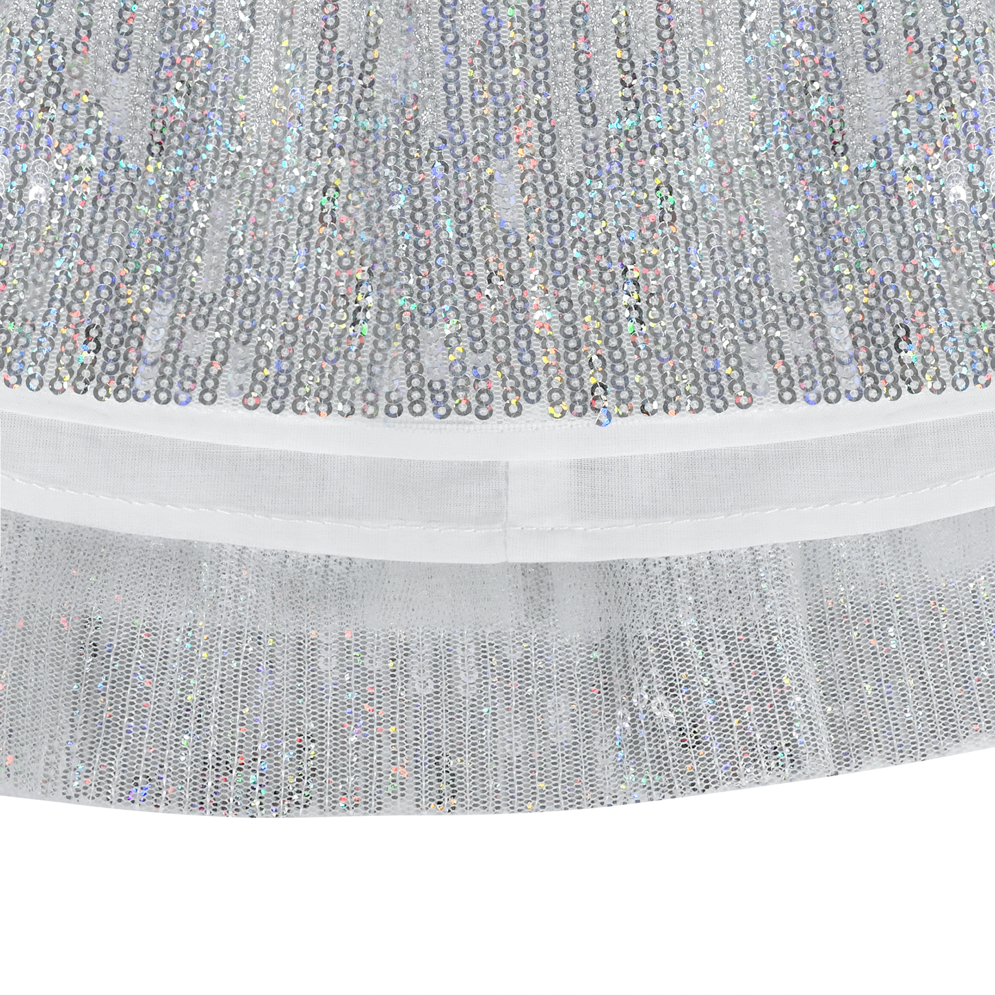 Girls Skirt Mermaid Sparkly Sequin Tutu Party Ballet Dance Size 2-10 Years