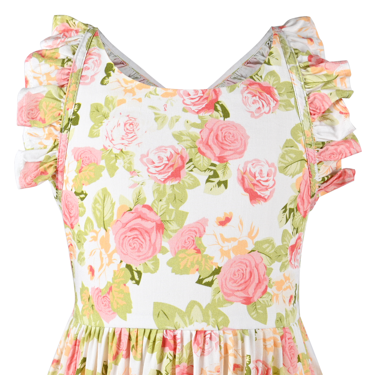 Girls Dress Tank Smocked Dress Cat Leopard Size 2-14 Years