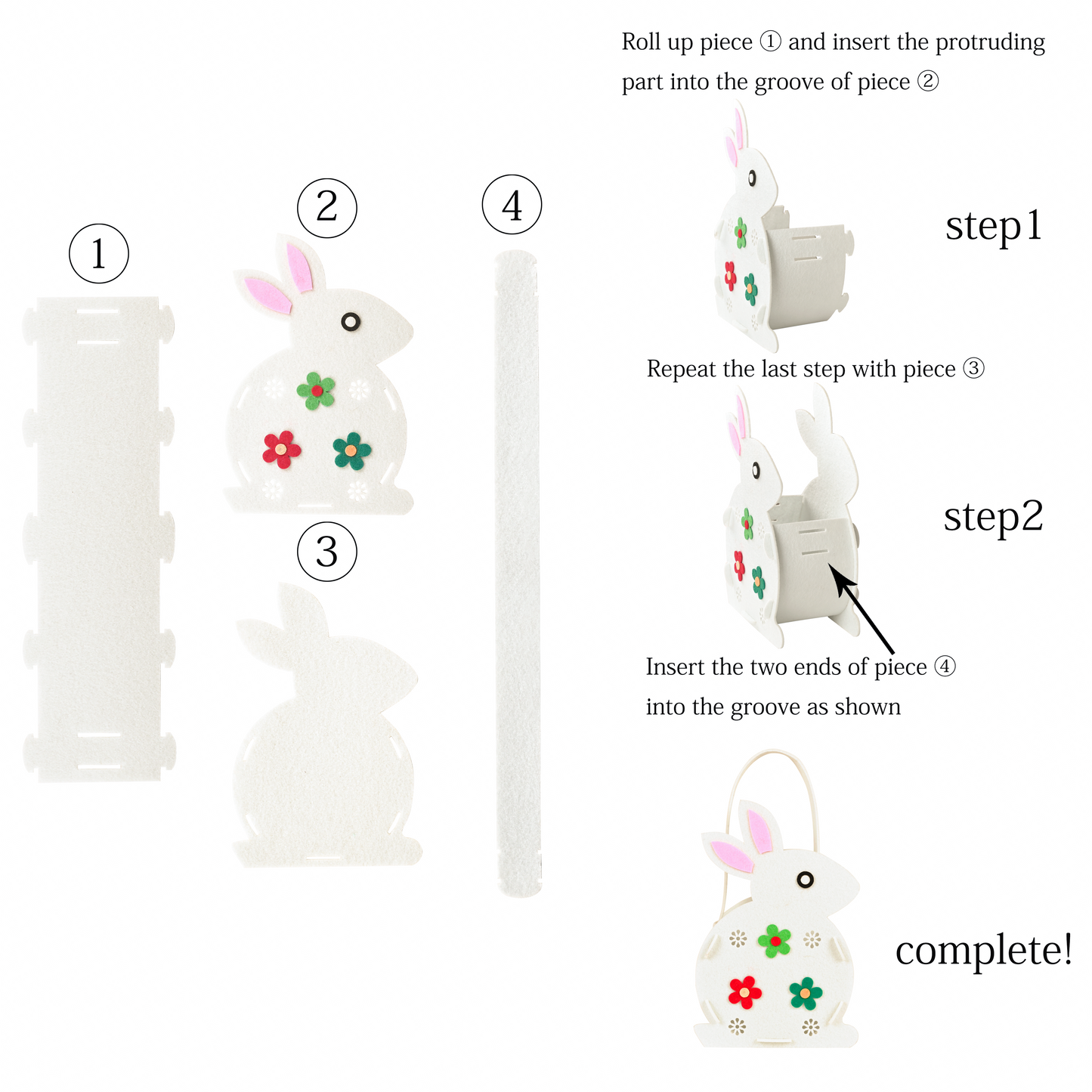 Girls Dress Easter Bunny Ears Headband Egg Hunt Size 3-10 Years