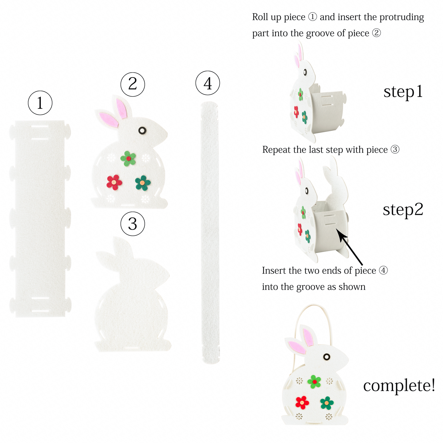 Girls Dress Easter Bunny Ears Headband Egg Hunt Size 3-10 Years