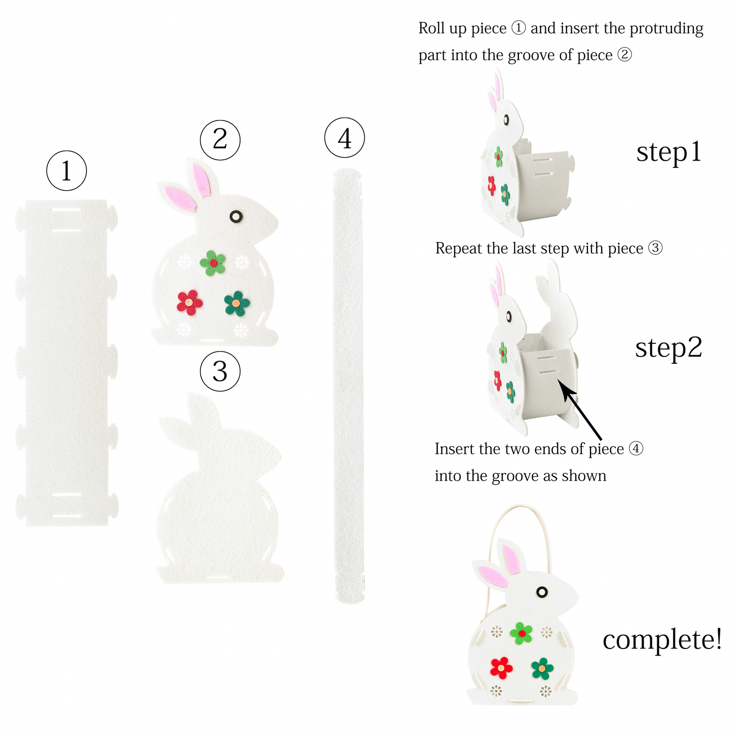 Girls Dress Easter Bunny Ears Headband Egg Hunt Size 3-10 Years