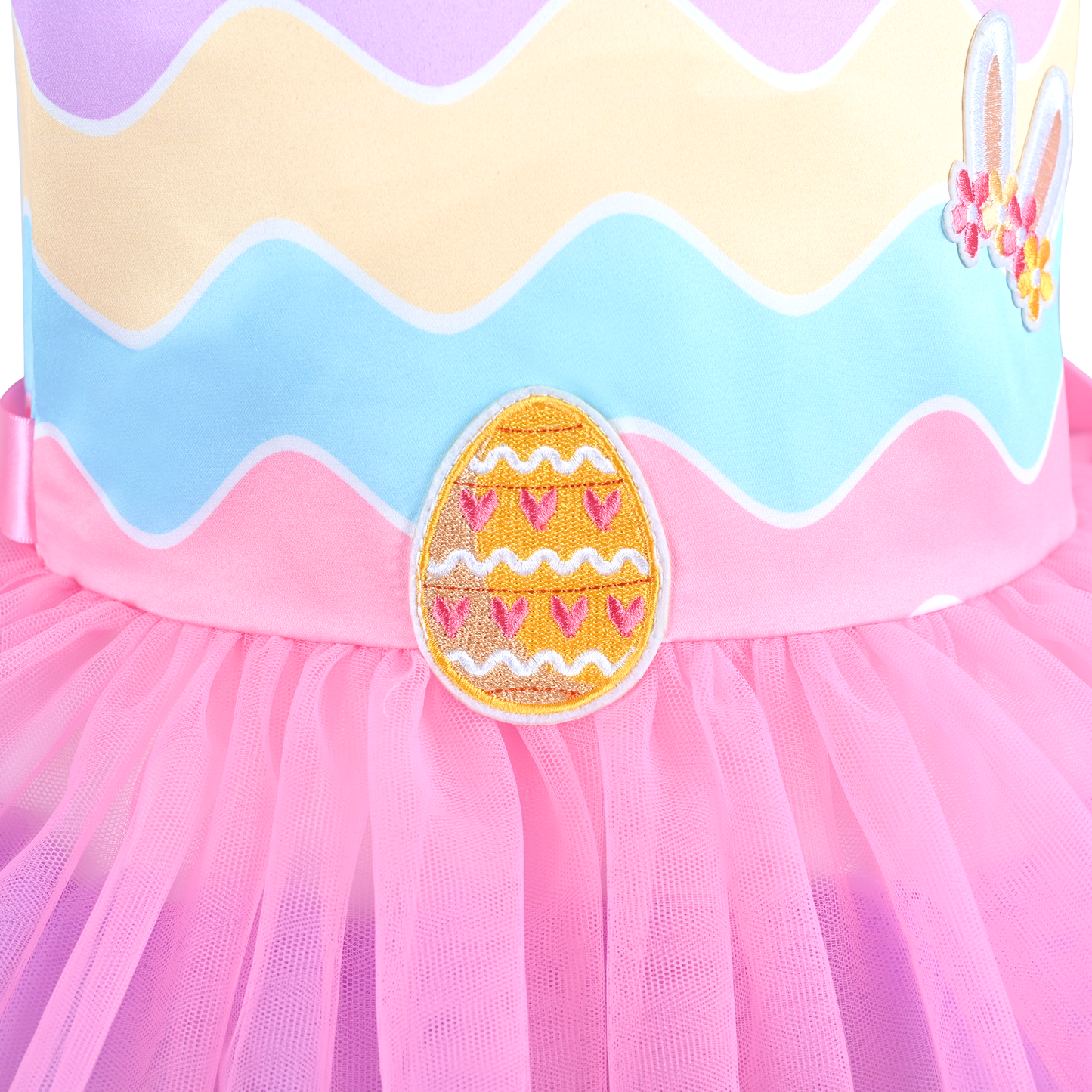 SUNNY FASHION Pink Cake Birthday Princess Dress