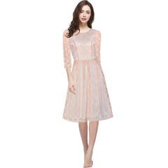 Women Sleeveless Sequin Sexy Chiffon Party Dress