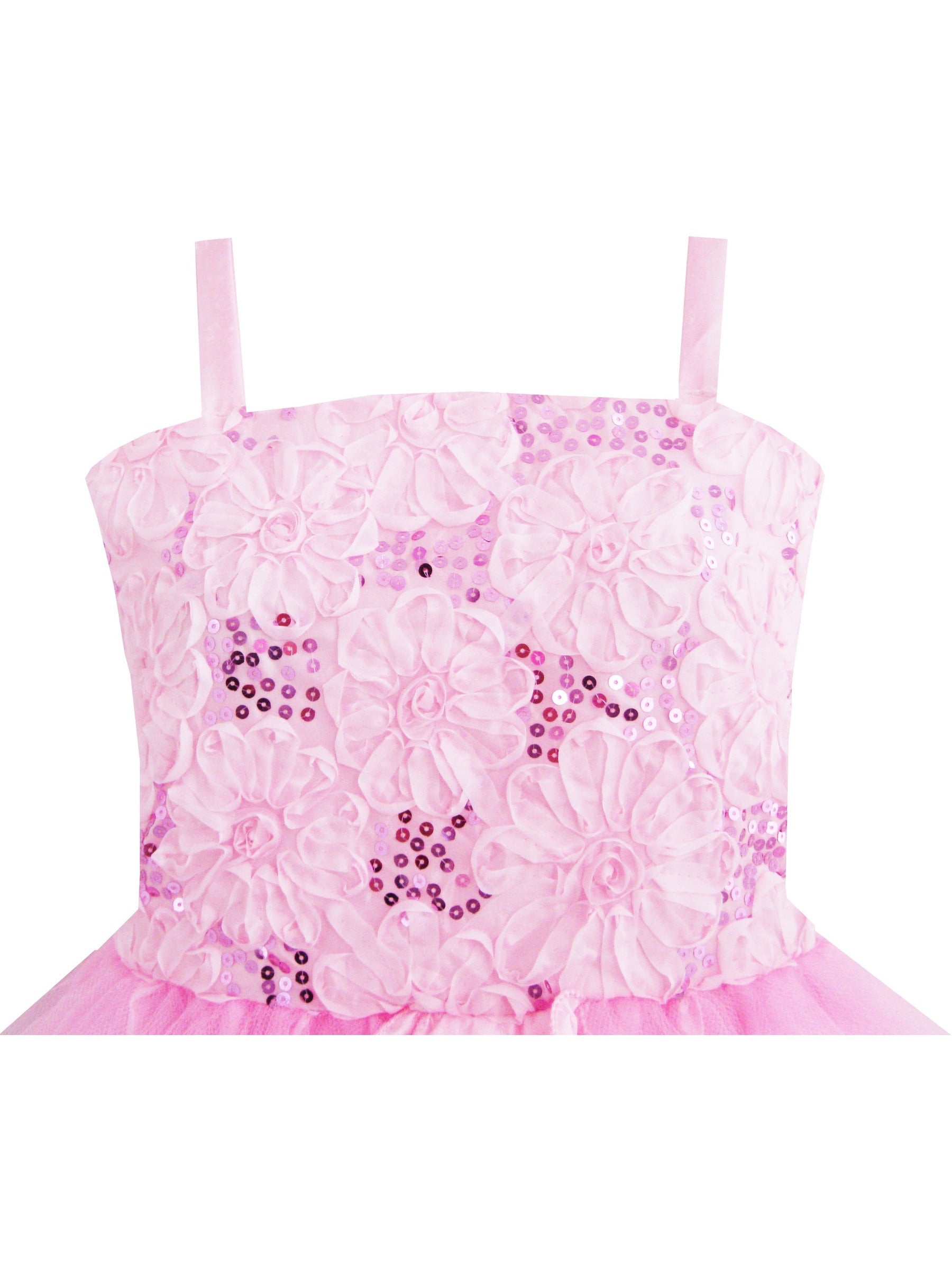 Girls Dress Pink Tulle Tutu Dance Pageant Kids Boutique Pink