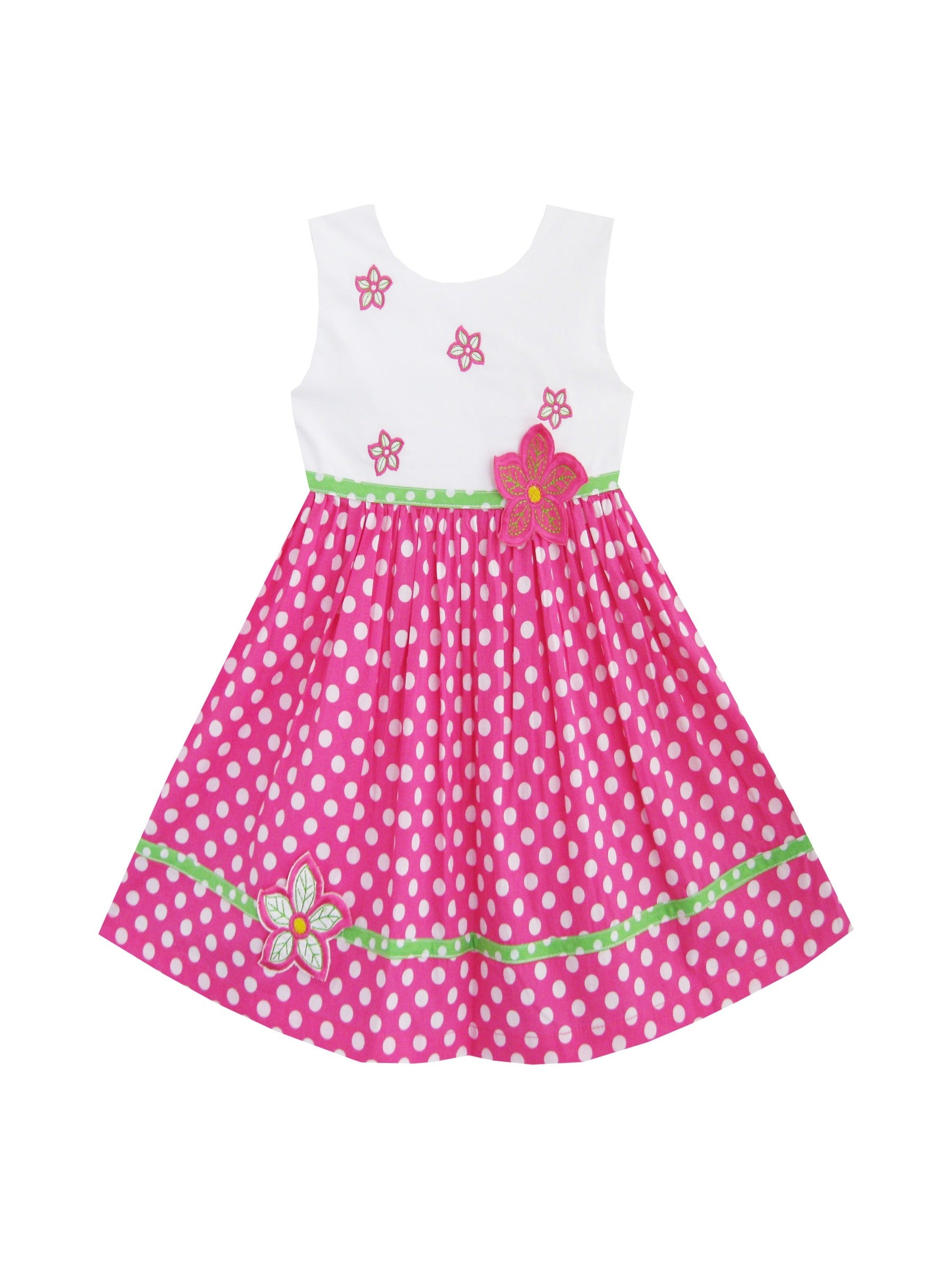 Girls Dress pink floral print Sundress Children Clothing NWT Pink