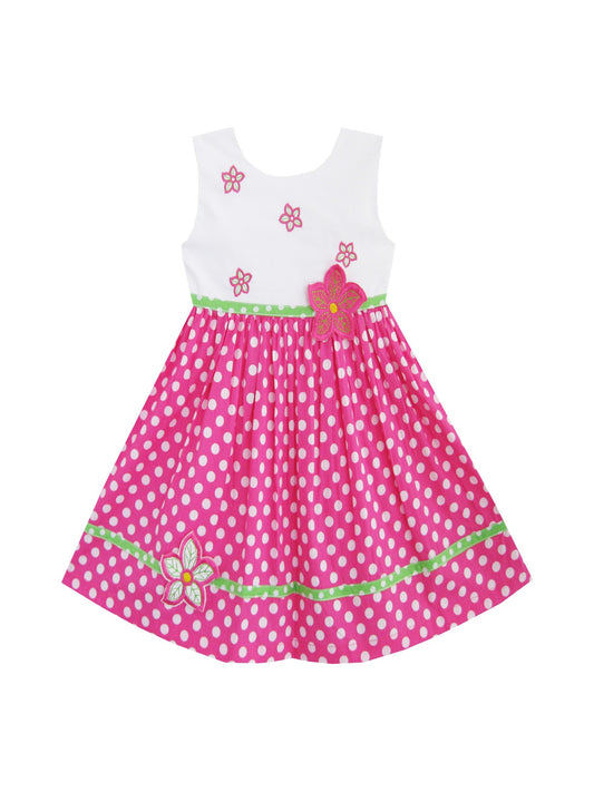 Girls Dress pink floral print Sundress Children Clothing NWT Pink