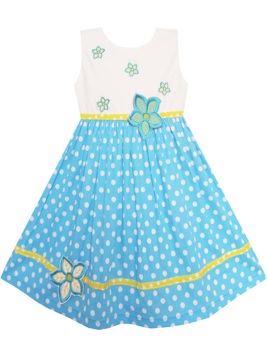 Girls Dress pink floral print Sundress Children Clothing NWT Blue