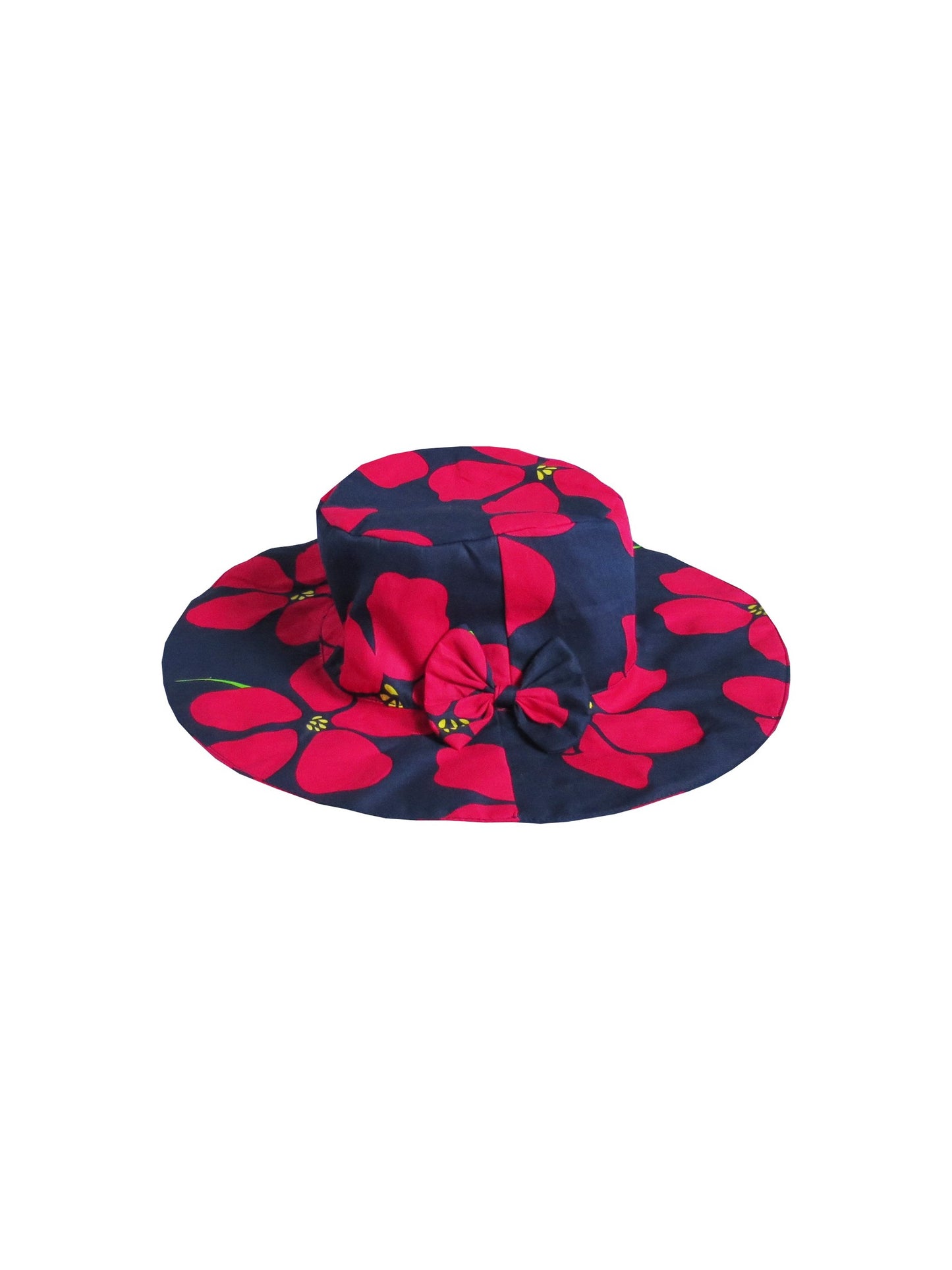 2 Pecs Girls Dress Sun Hat Bow Tie Flower Summer Beach Kids Clothing Red