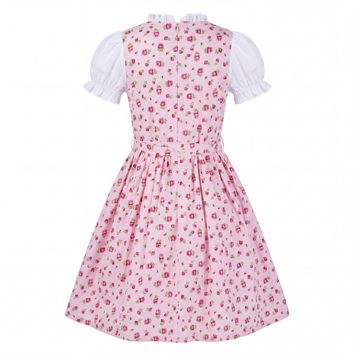 Sunny Fashion Bavarian Oktoberfest Vintage Floral Dirndl Girls Dress with Apron – Bavarian Oktoberfest Style