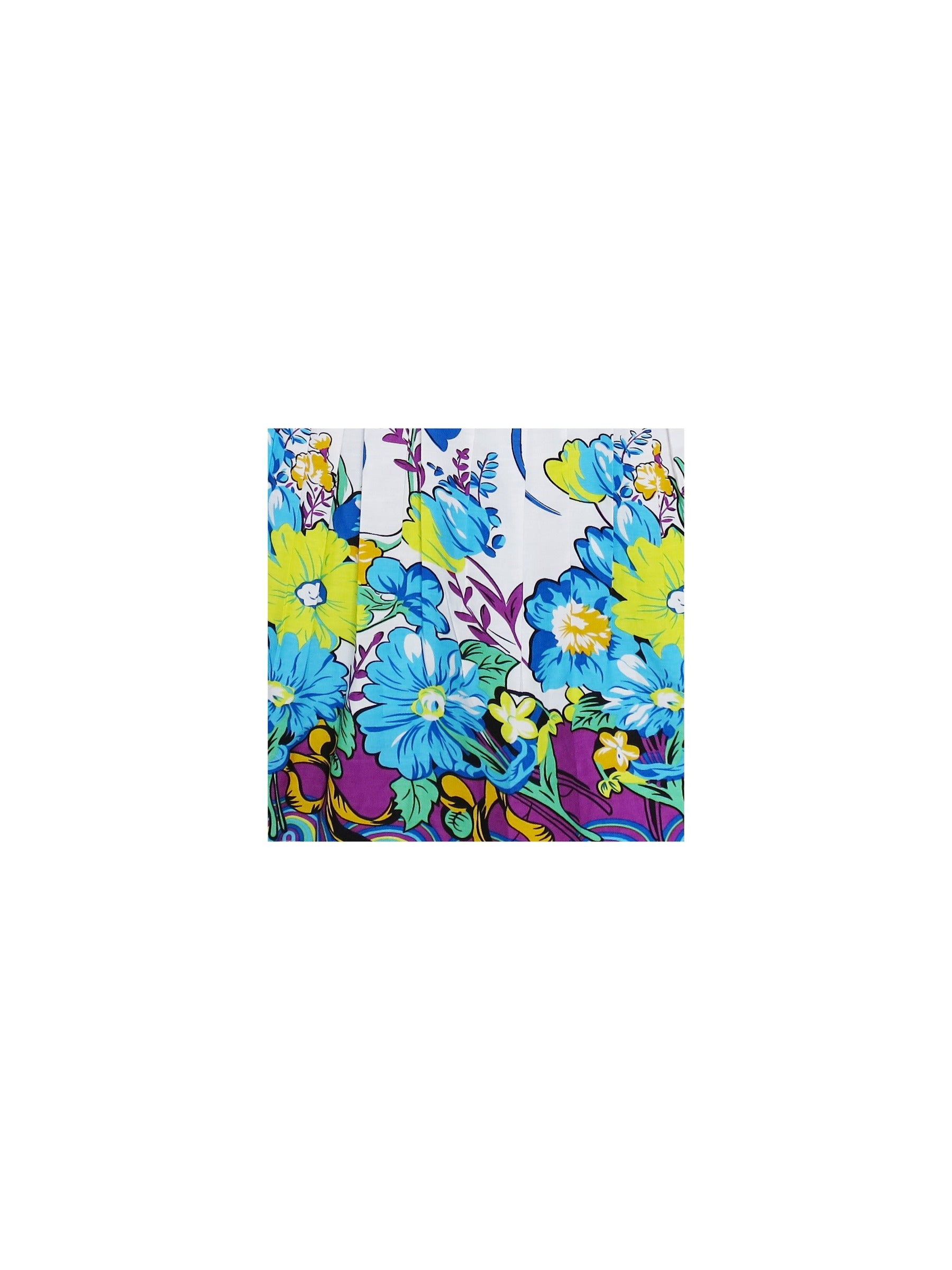Girls Dress Butterfly Print Bow Tie Princess School Children Clothing Blue