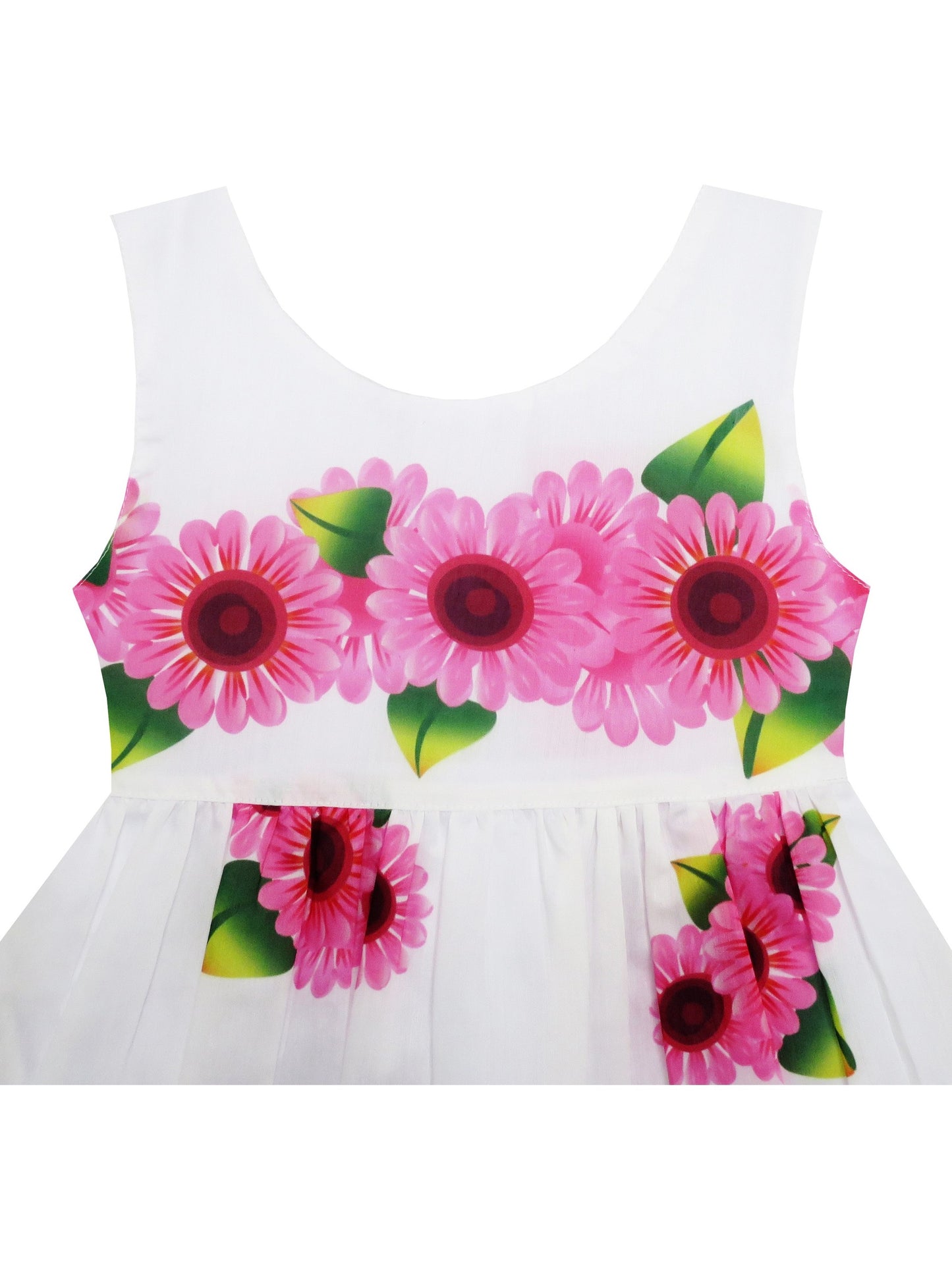 Girls Dress pink floral print Sundress Children Clothing NWT Pink