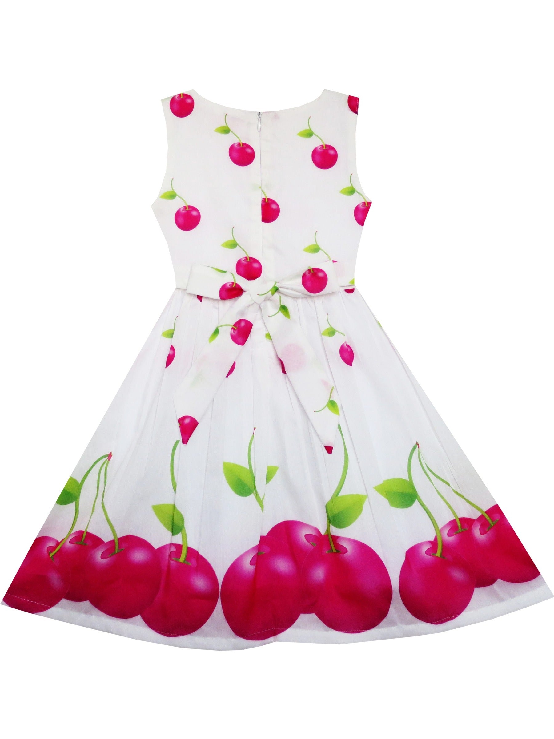 Girls Dress pink floral print Sundress Children Clothing NWT Red