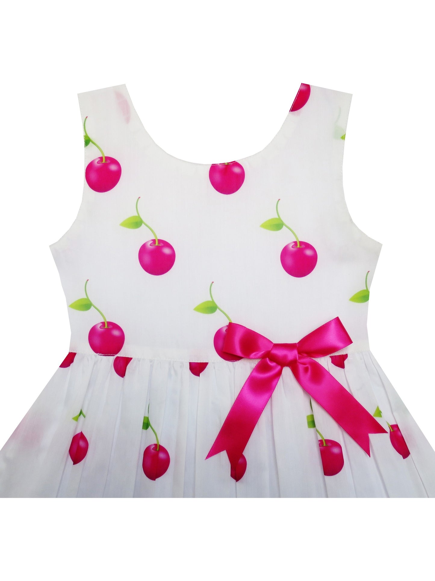 Girls Dress pink floral print Sundress Children Clothing NWT Red