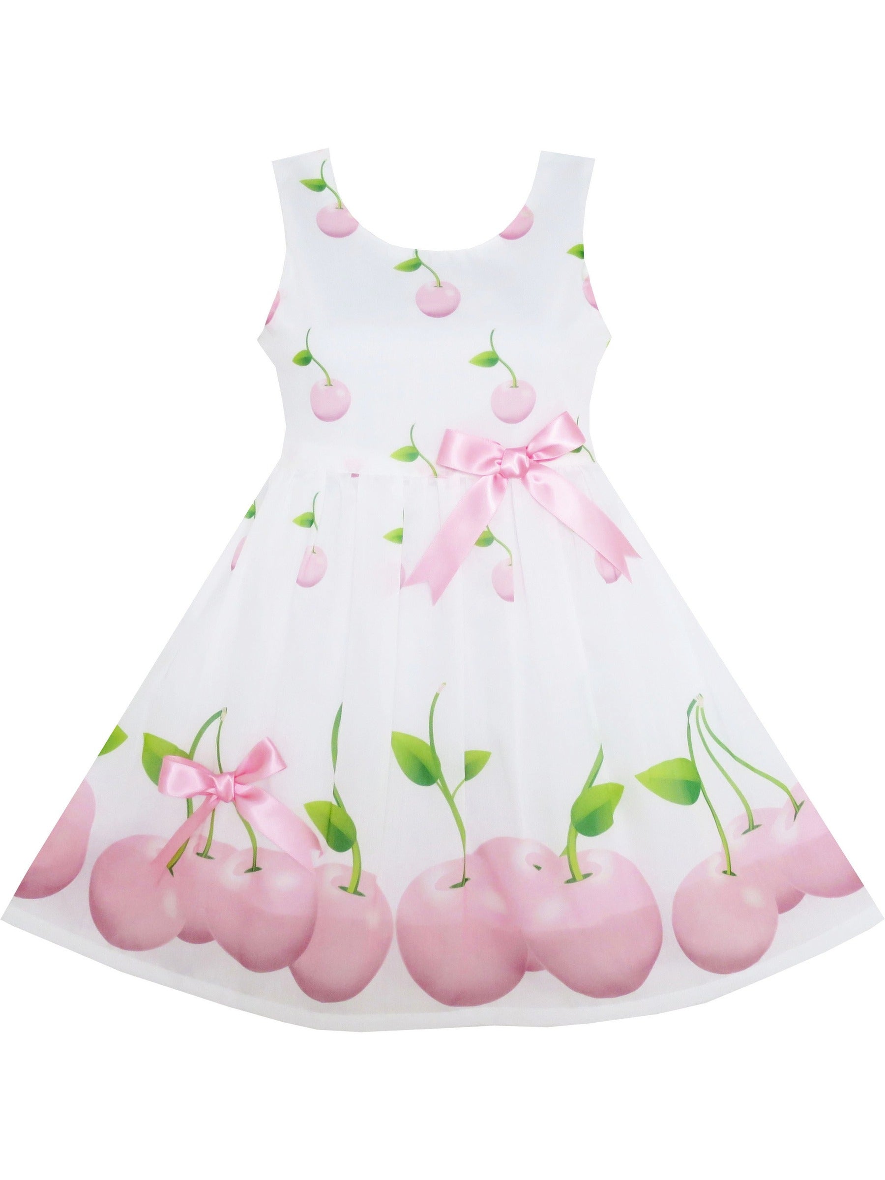 Girls Dress pink floral print Sundress Children Clothing NWT Pink