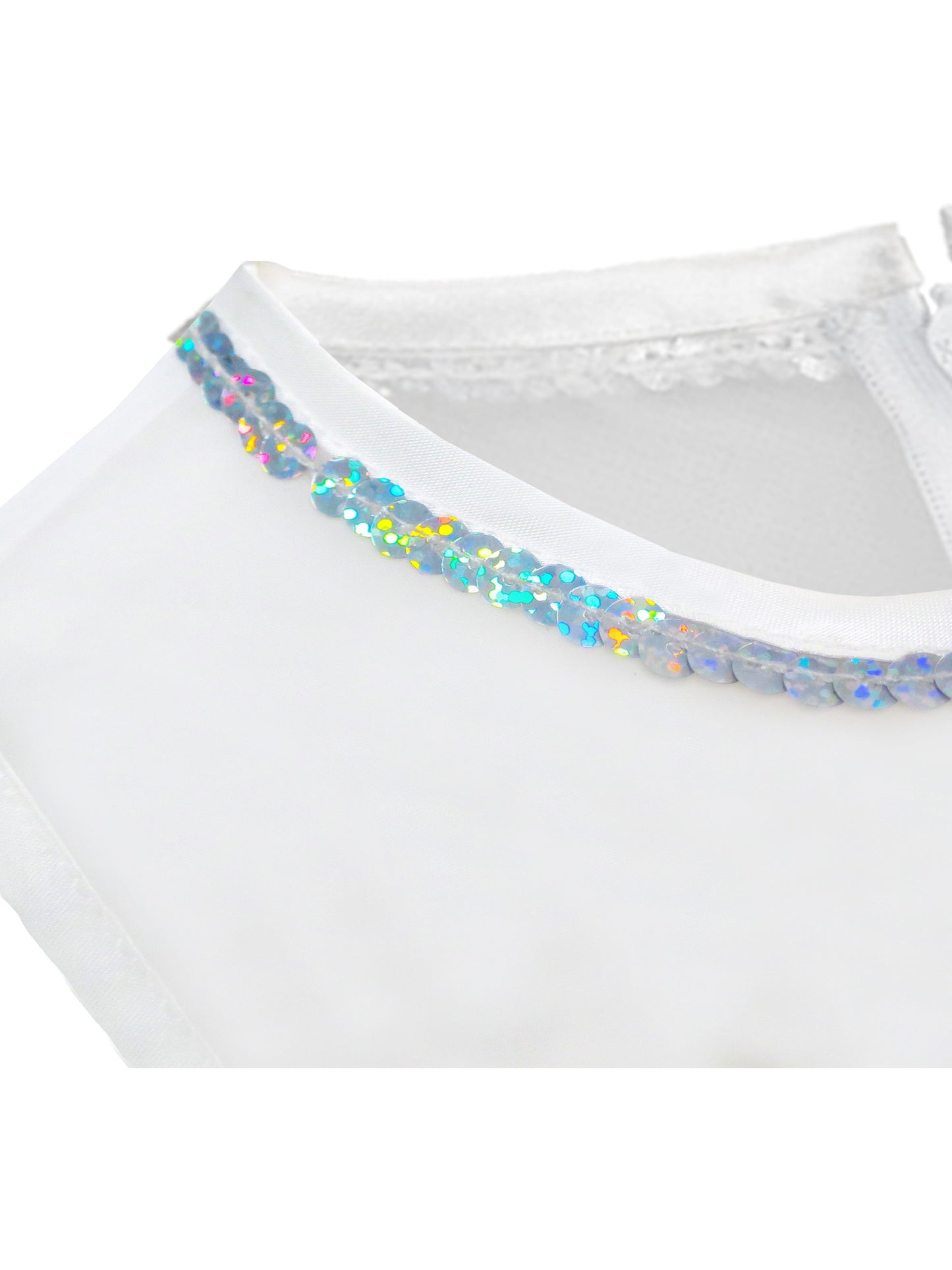 Girls Dress Butterfly Party Birthday Sundress White