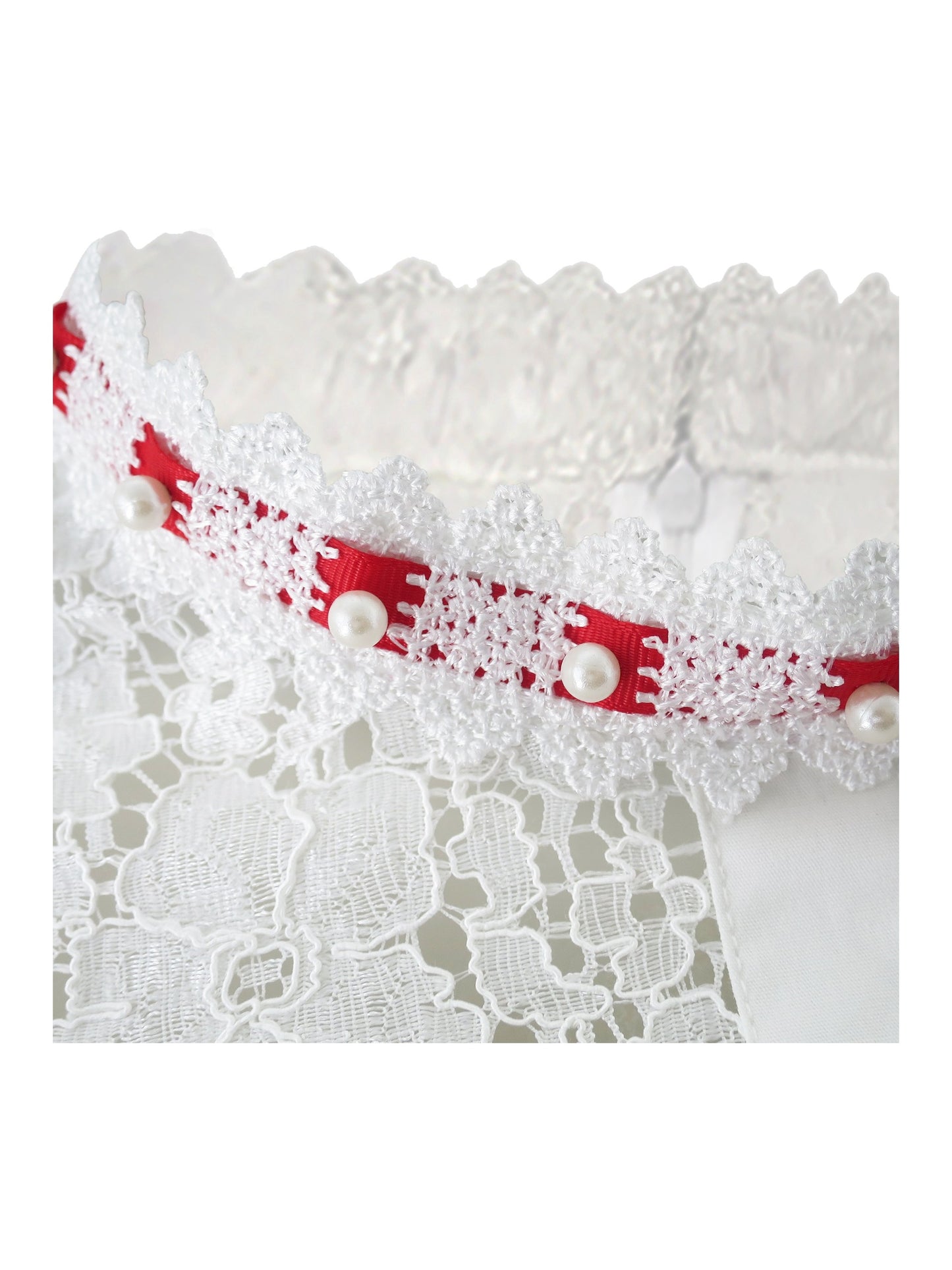 Girls Dress Lace Pearl Plum Blossom Elegant Princess Dress Multi-Color