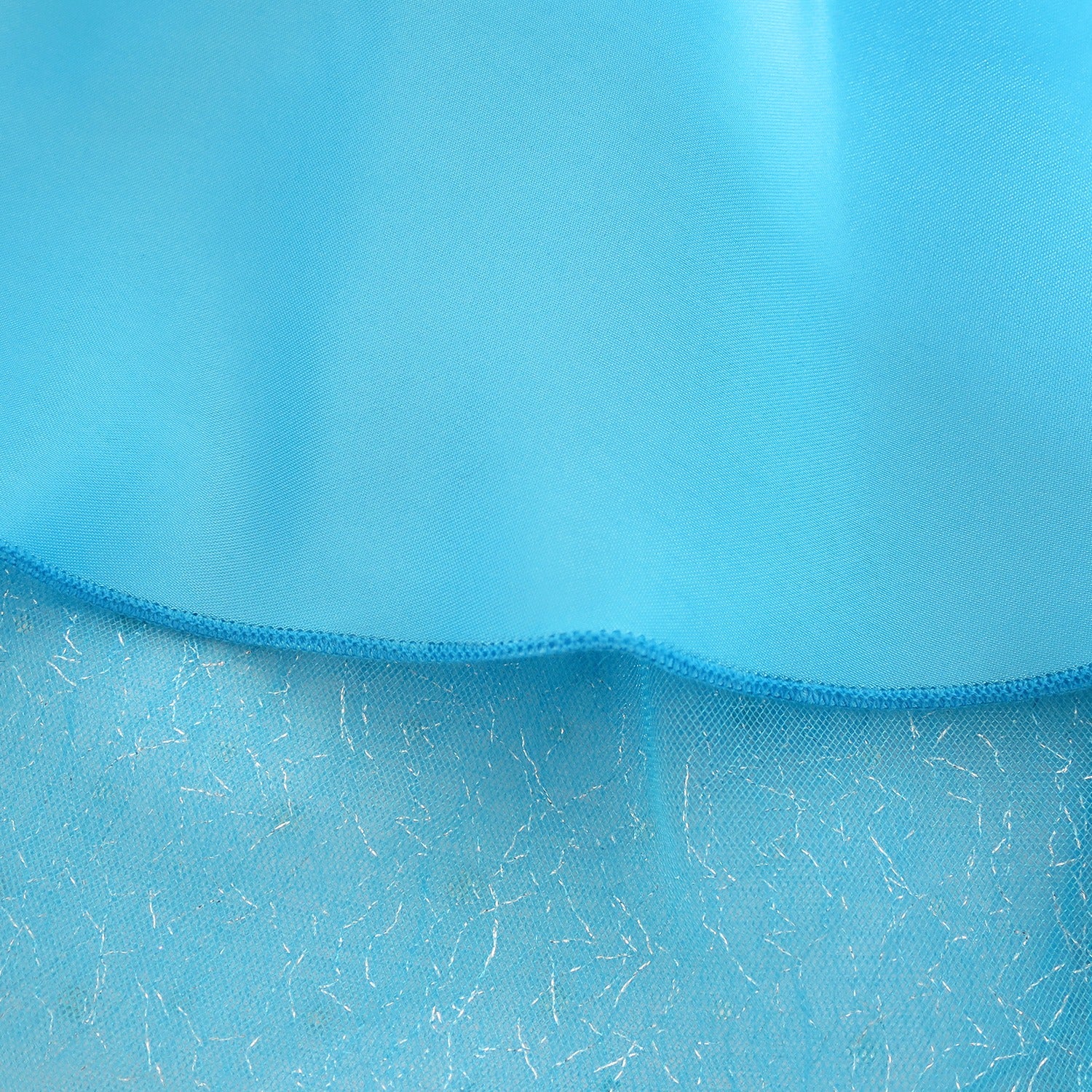 Girls Dress Cartoon Costume Princess Elsa Sparkling Party Blue