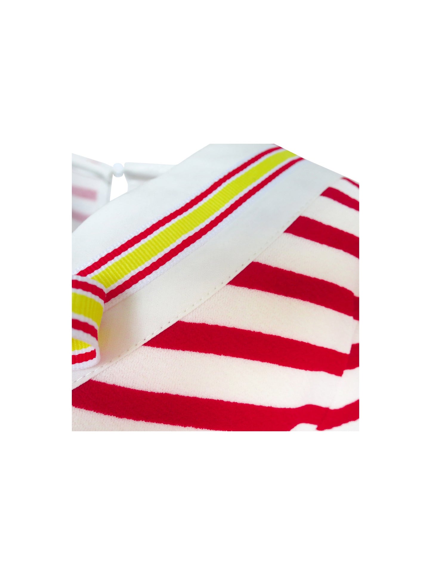 Girls Dress Striped School Uniform Bow Tie Jumper Red