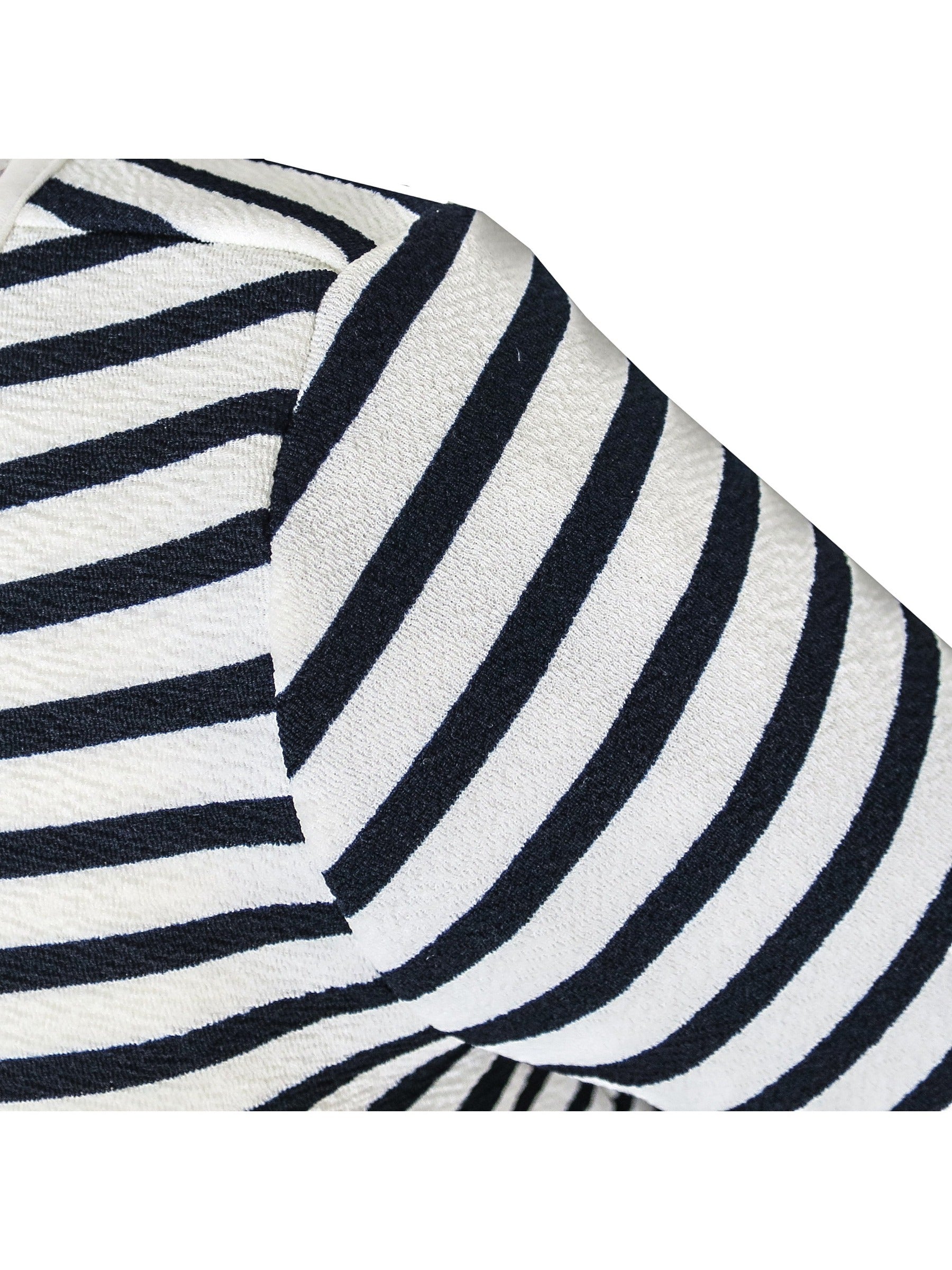 Girls T-shirt Striped School Uniform Black