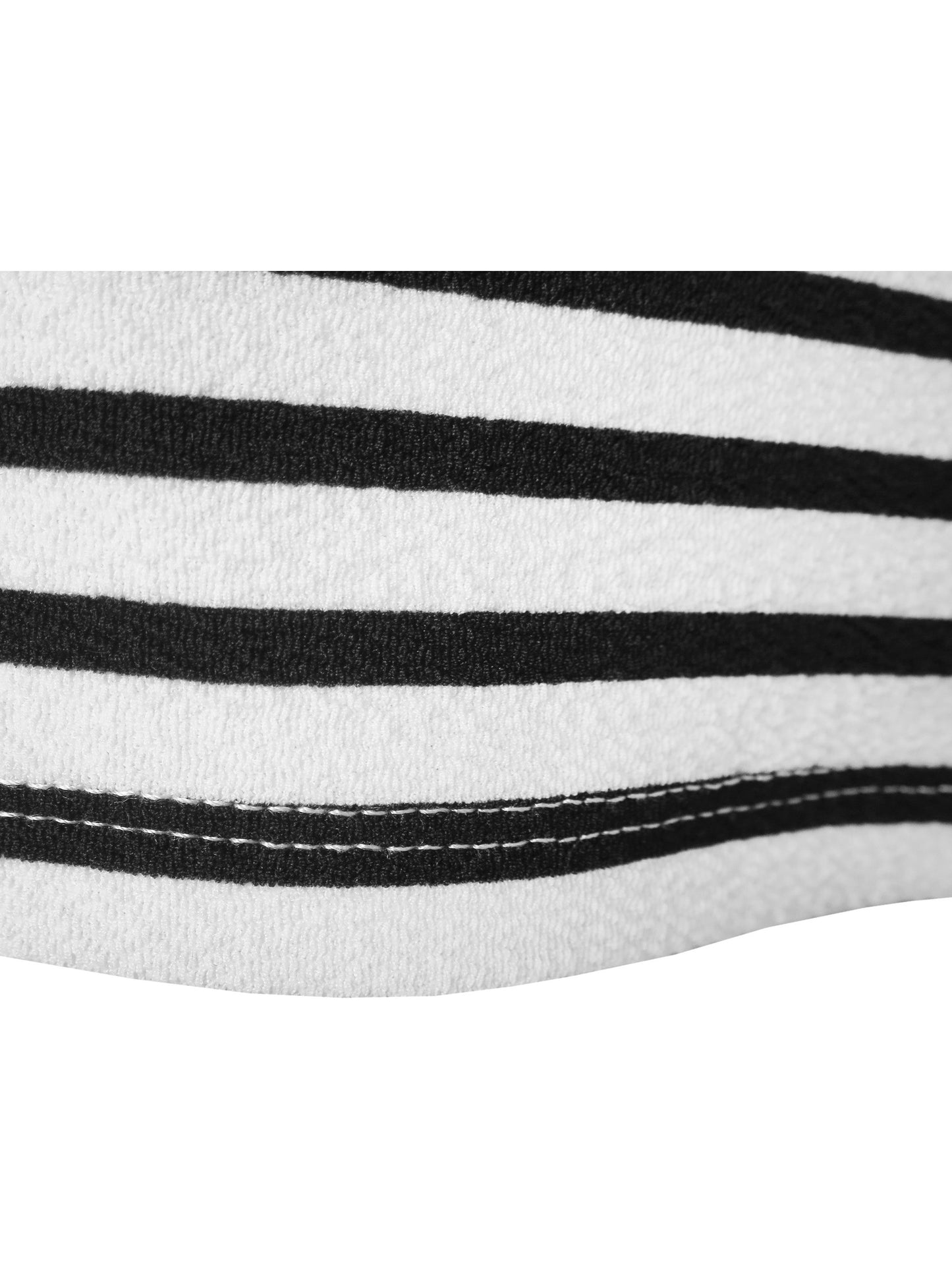 Girls T-shirt Striped School Uniform Black