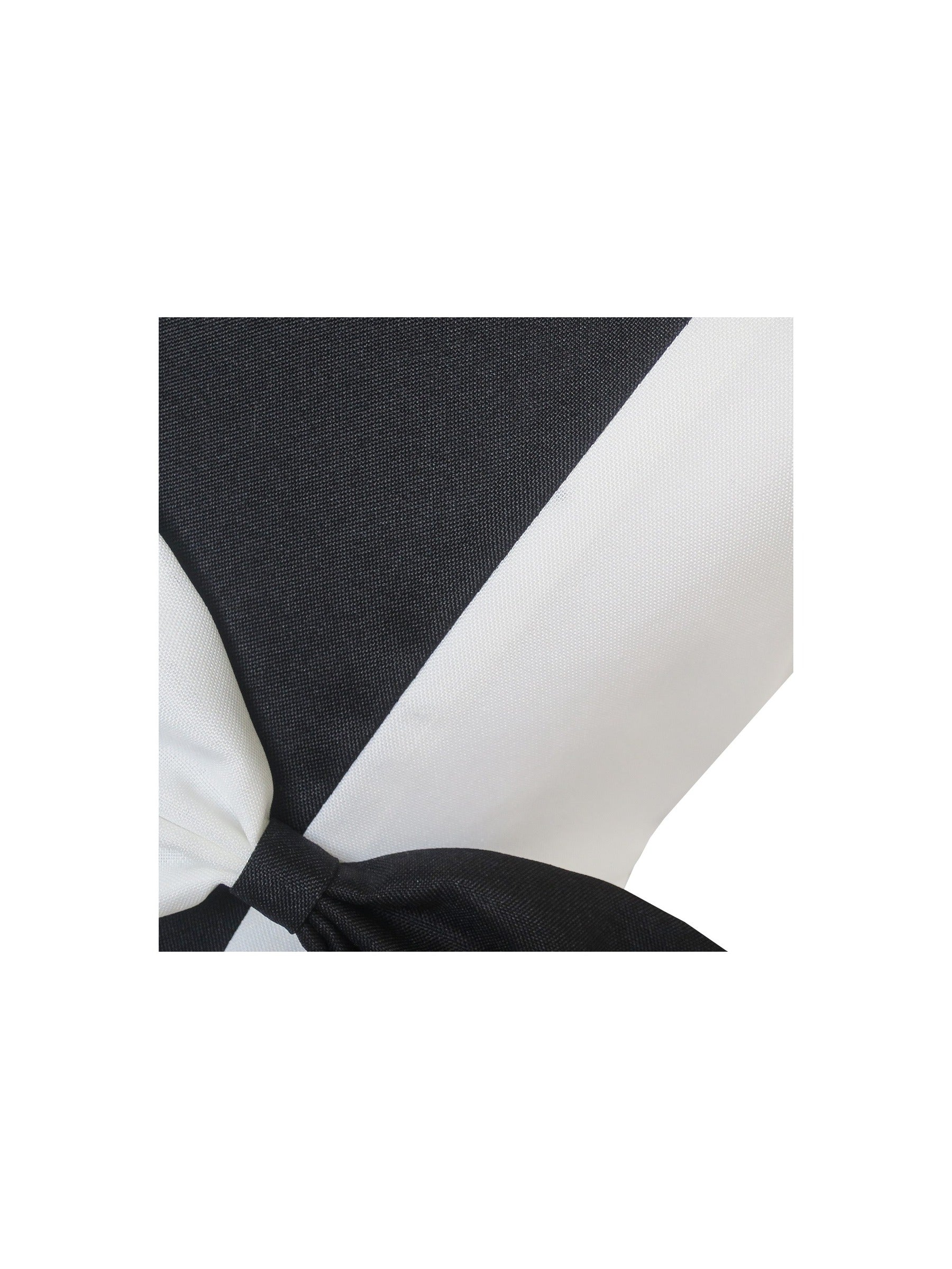 Girls Dress Color Block Contrast Bow Tie Everyday Party Black