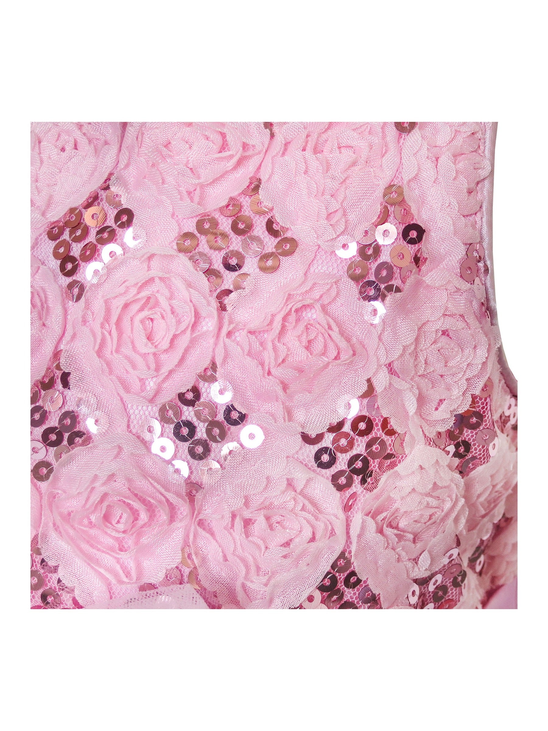 Girls Dress Pink Rose Pageant Tulle Wedding Kids Boutique Pink