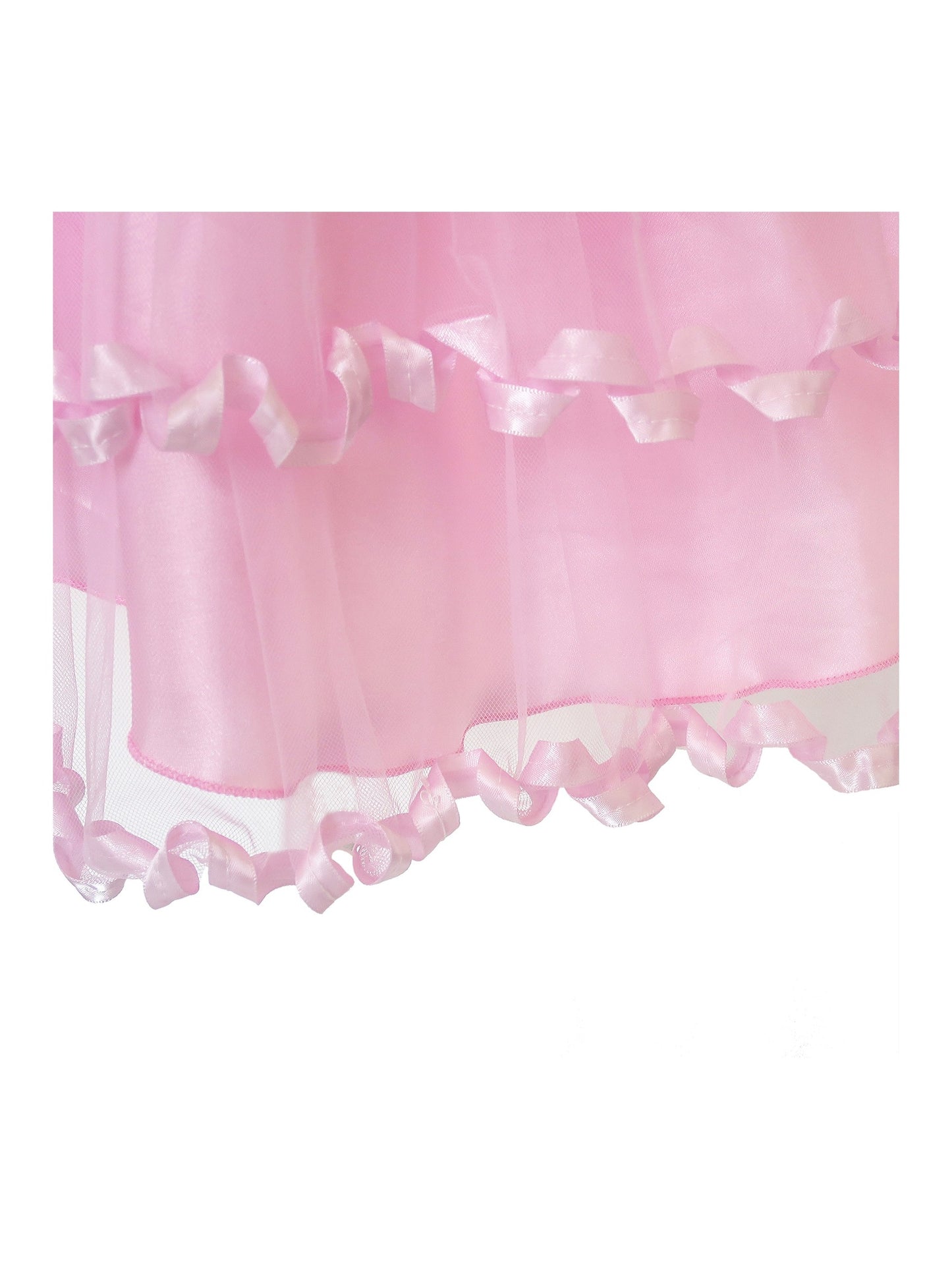 Girls Dress Pink Rose Pageant Tulle Wedding Kids Boutique Pink