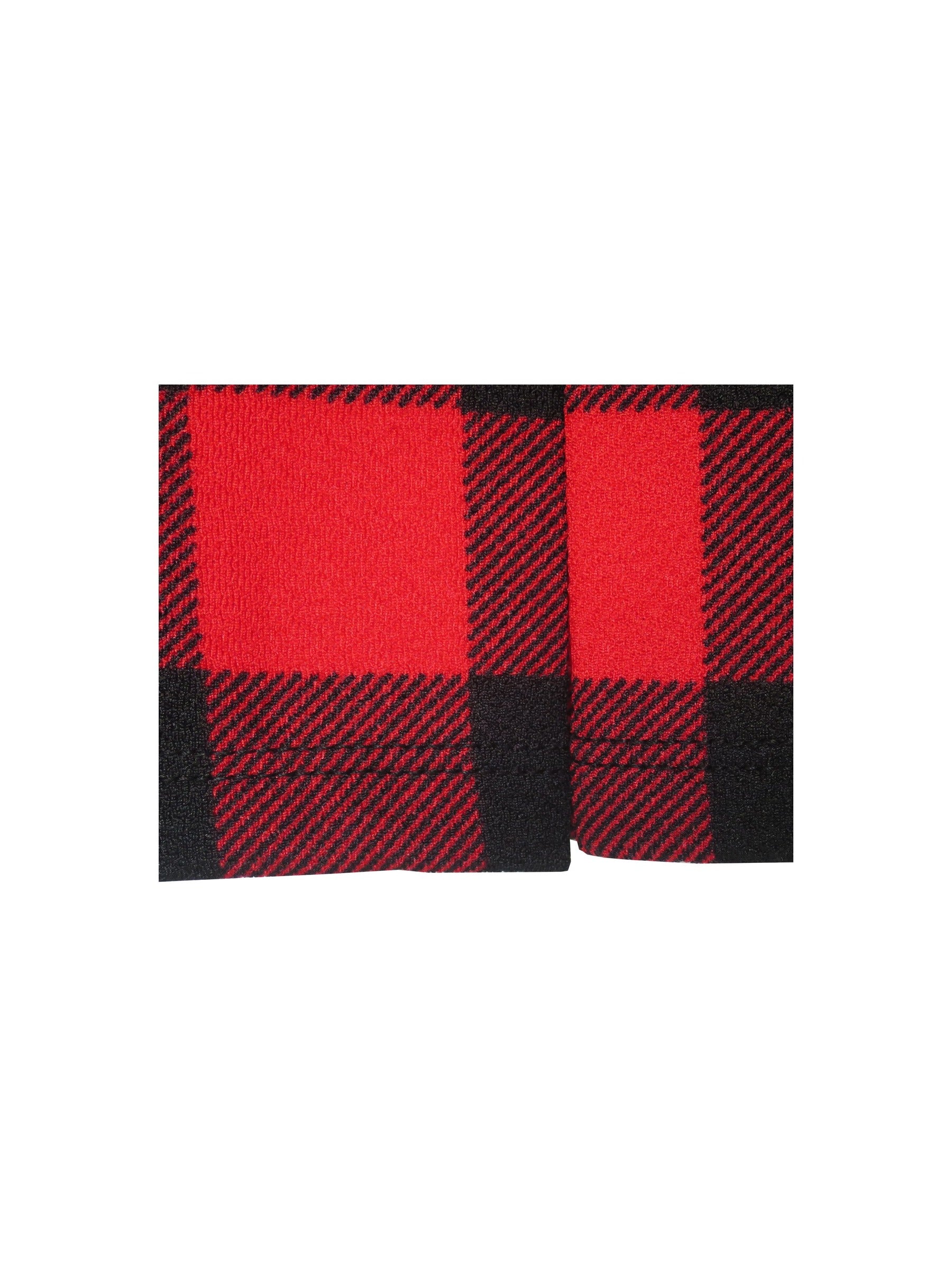 Girls Dress School Uniform Red White Check Suspender Skirt Red
