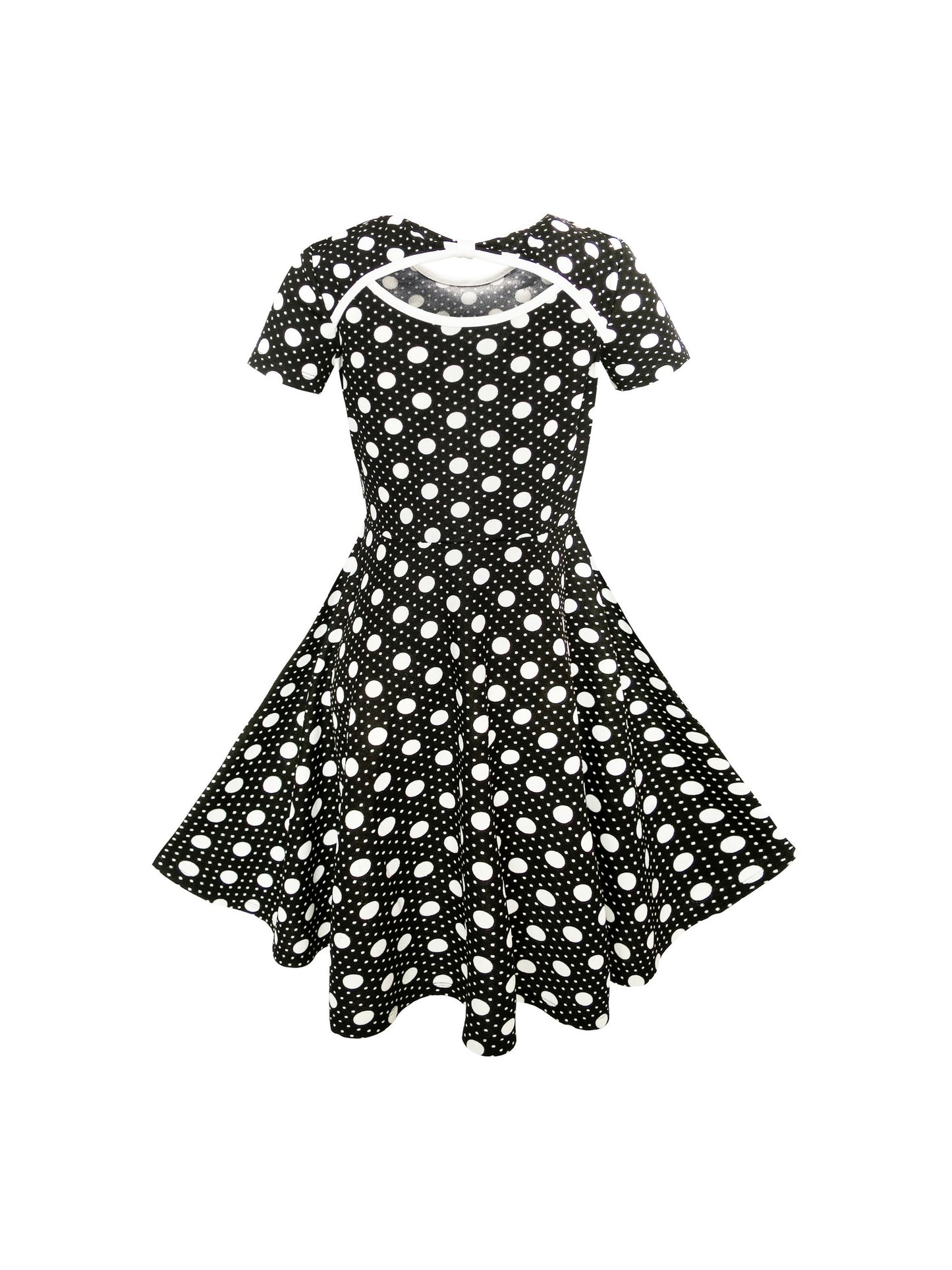 Girls Dress Pink Lace Tassel Hem Princess Party Black