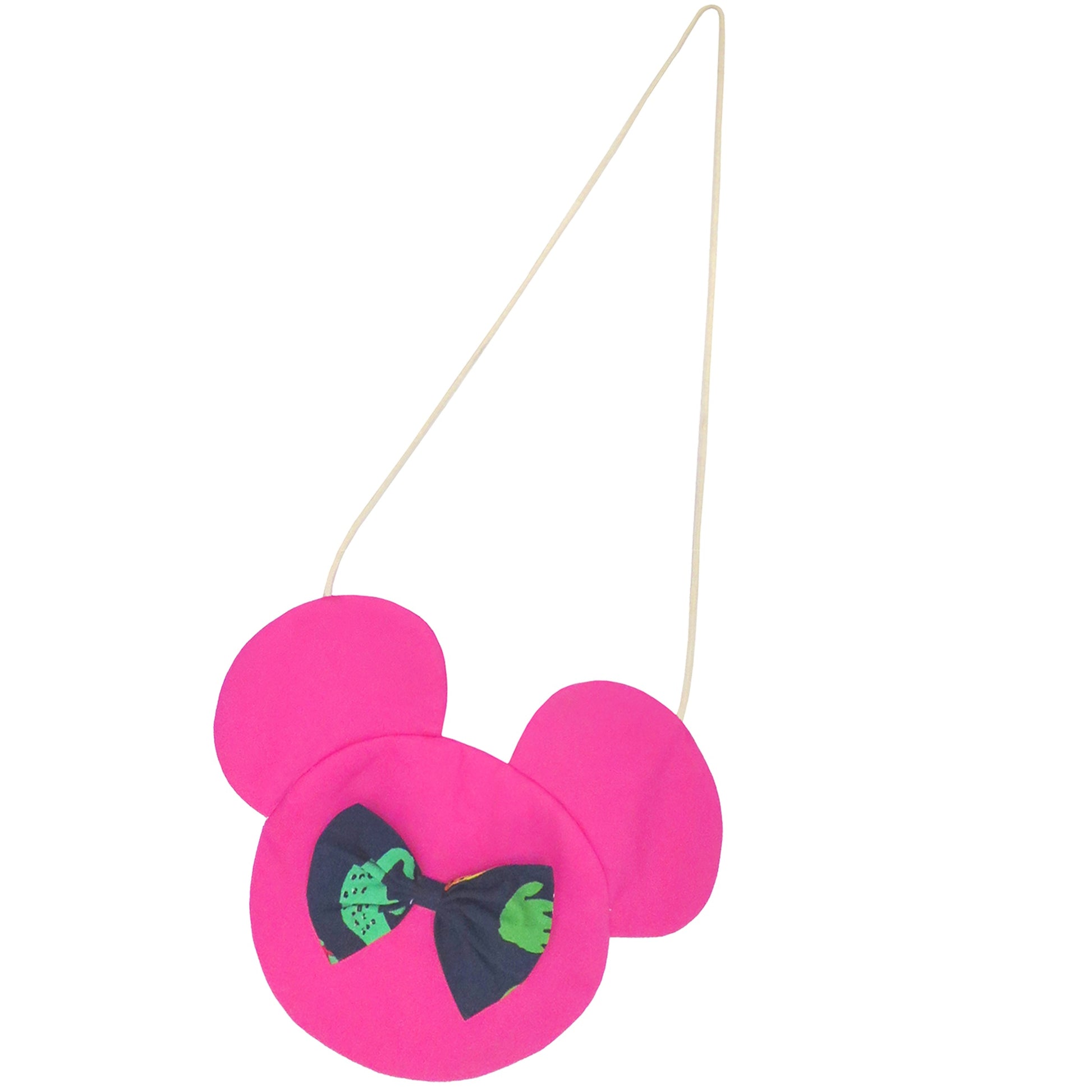 Girls Dress Crocodile Fruits Print Mickey Bag Birthday Party Multi-Color