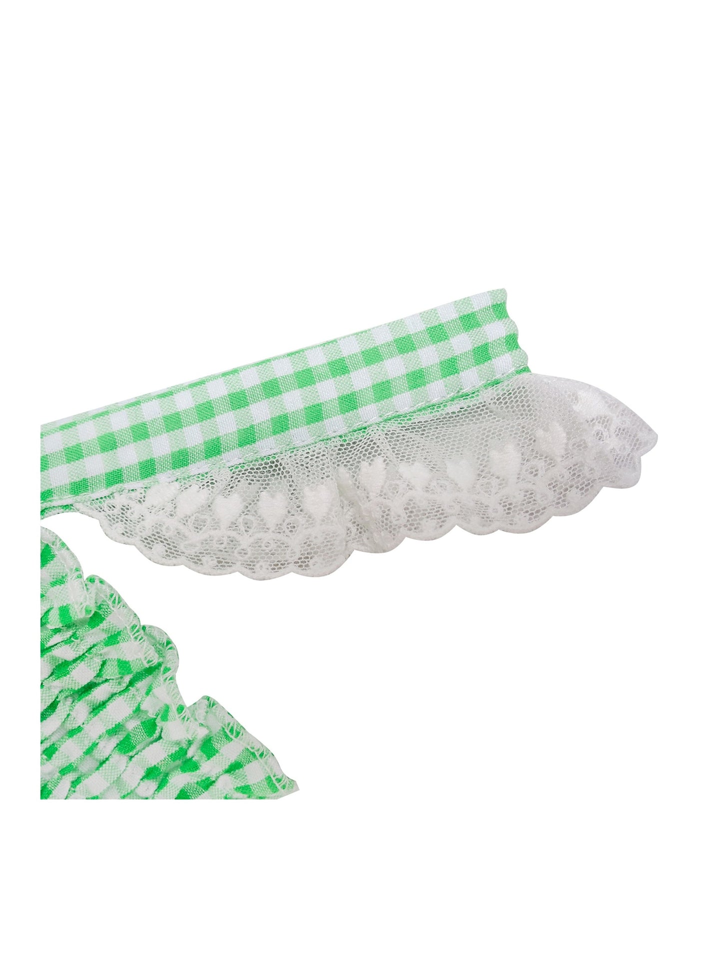 Girls Dress Green Tank Smocked Ruffle Skirt Sundress Green