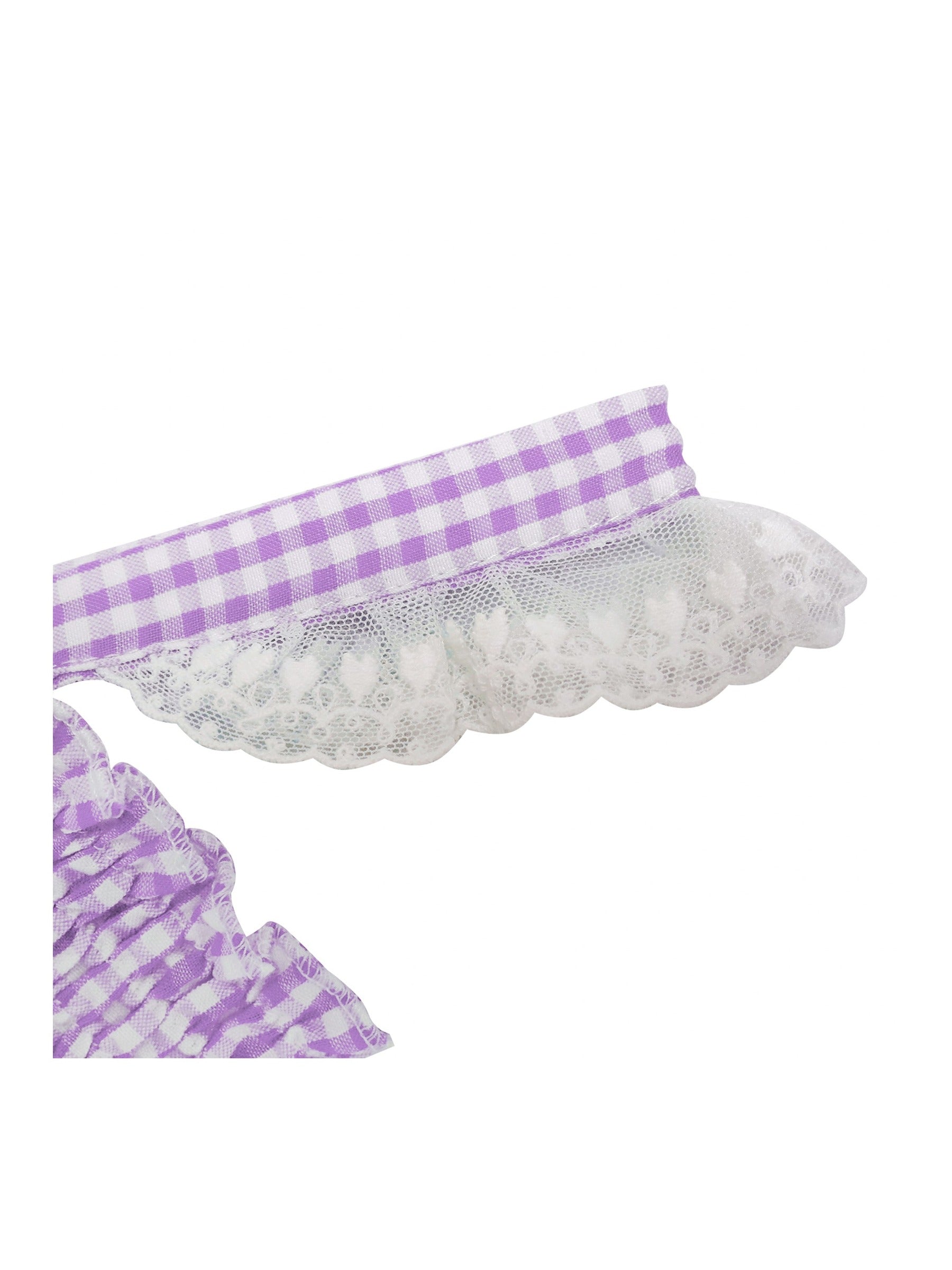 Girls Dress Green Tank Smocked Ruffle Skirt Sundress Purple