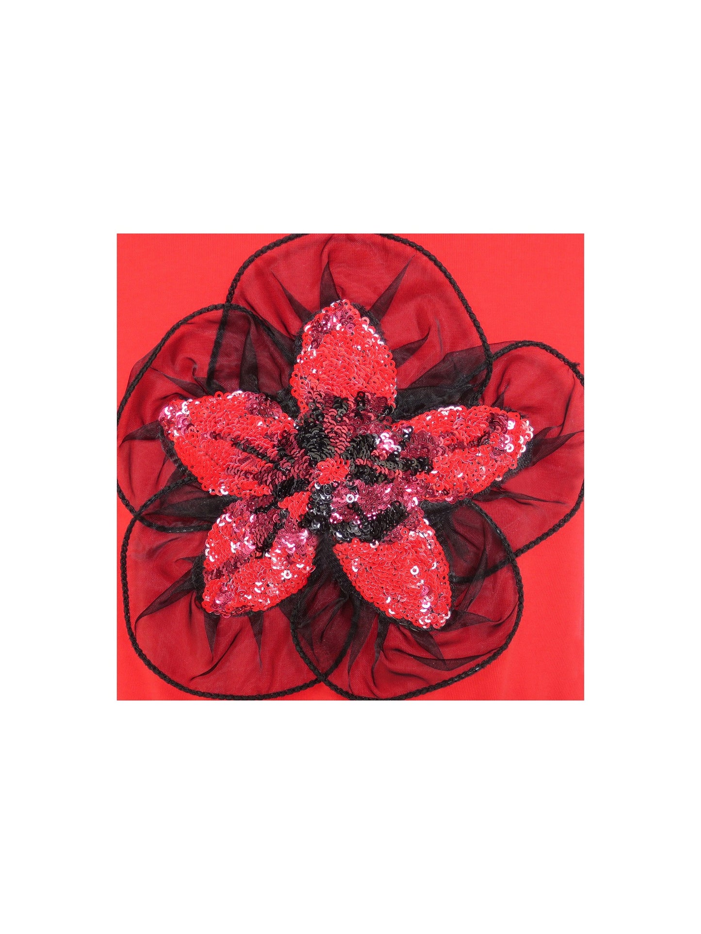 Girls Dress Sleeveless Sling Flower Party Red