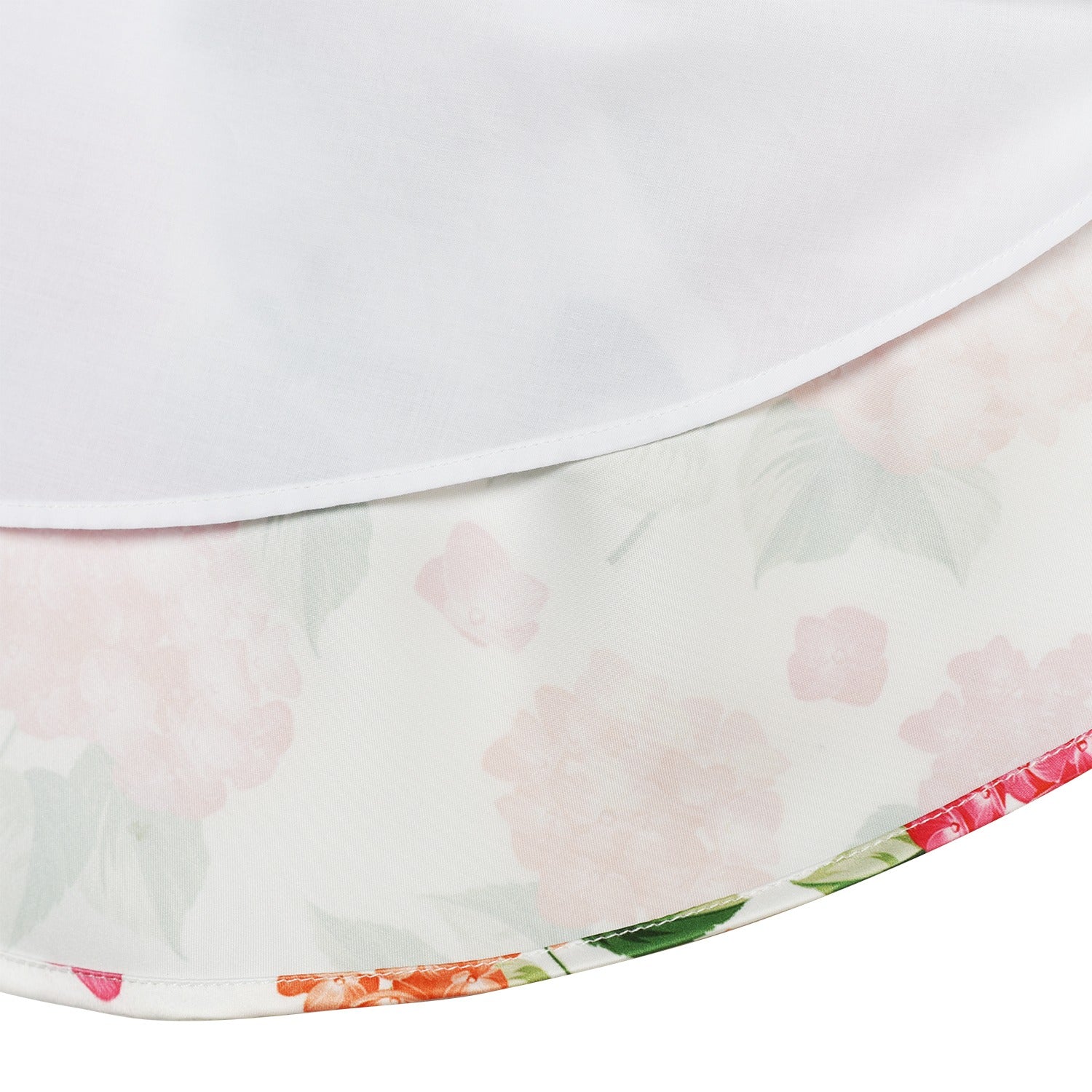 Girls Dress Flower Garden Print Elegant Chinese Style Multi-Color
